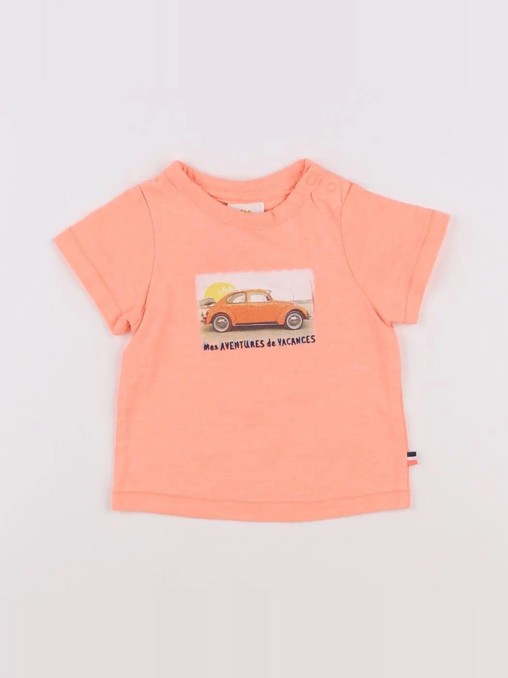 Tape à l'oeil - tee-shirt orange - 3 mois