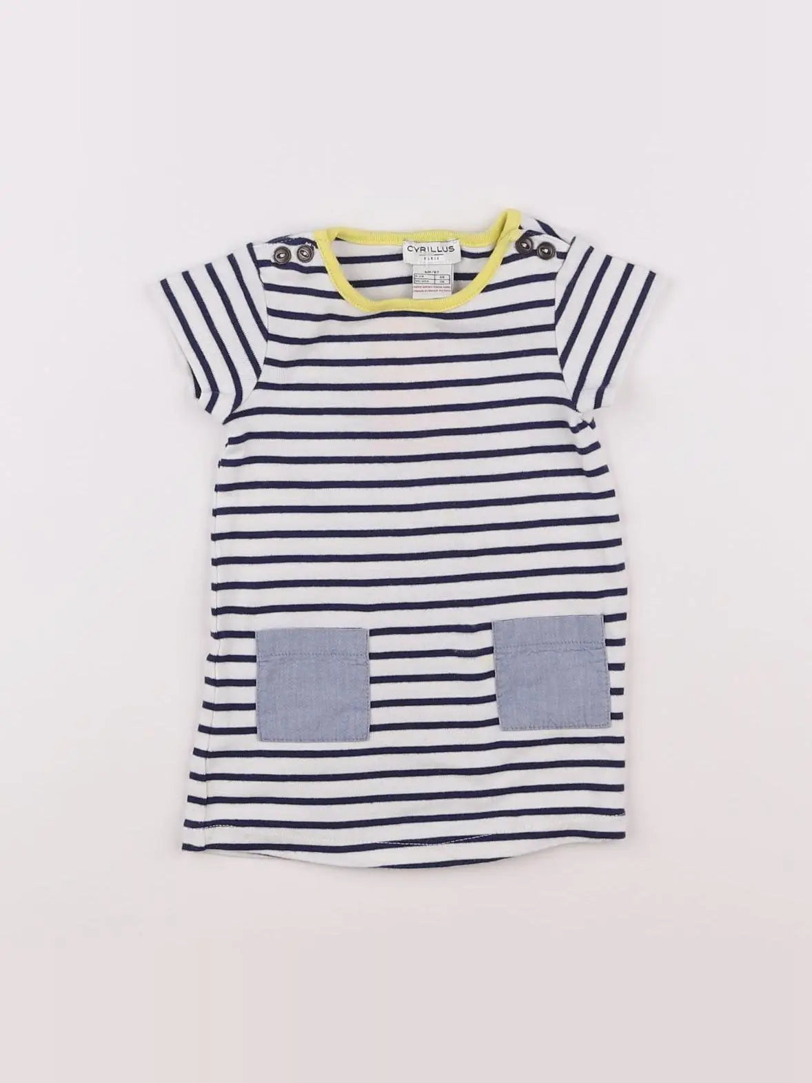 Cyrillus - robe blanc - 6 mois