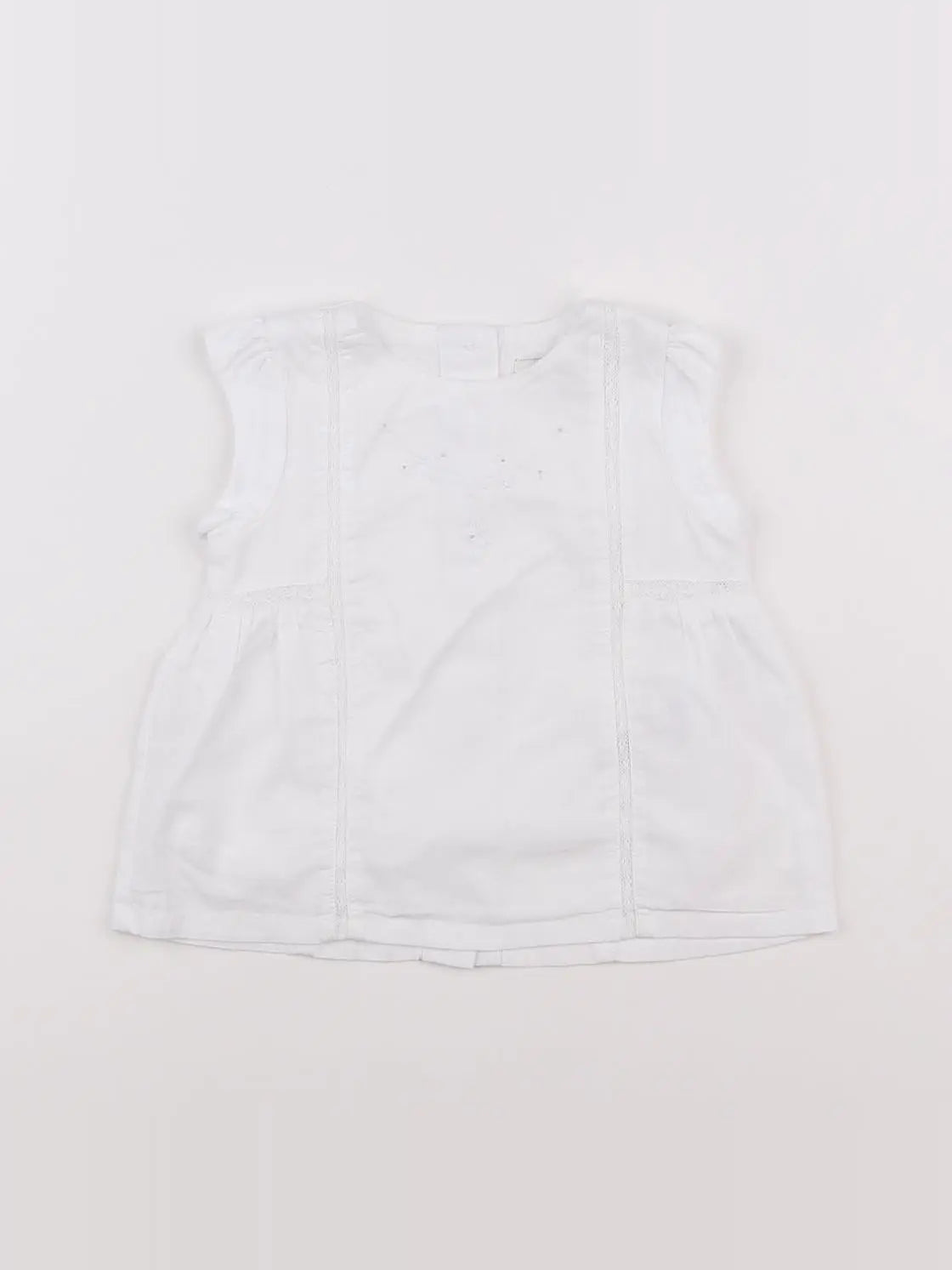 Cyrillus - blouse blanc - 6 mois