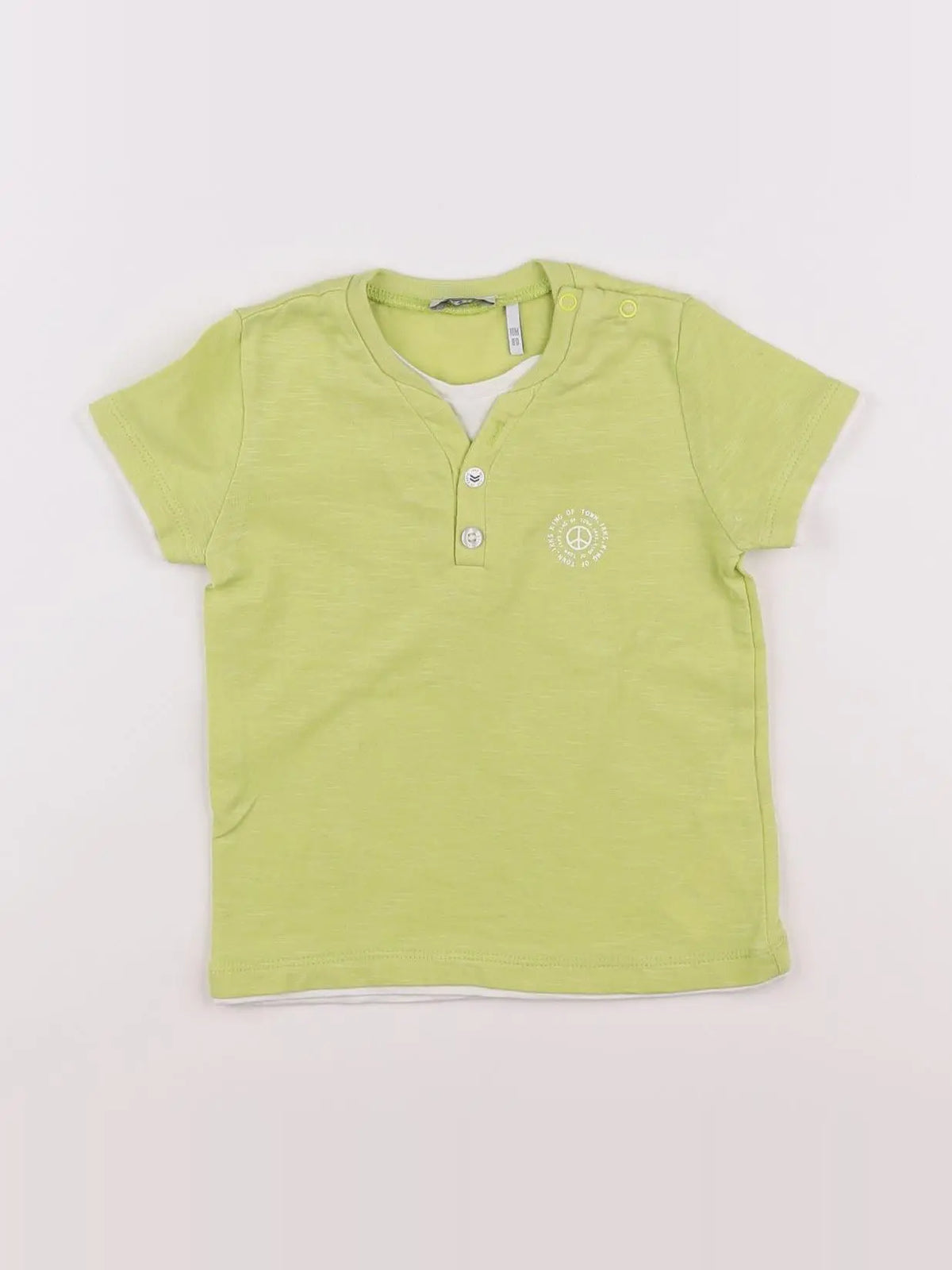 IKKS - tee-shirt jaune - 18 mois