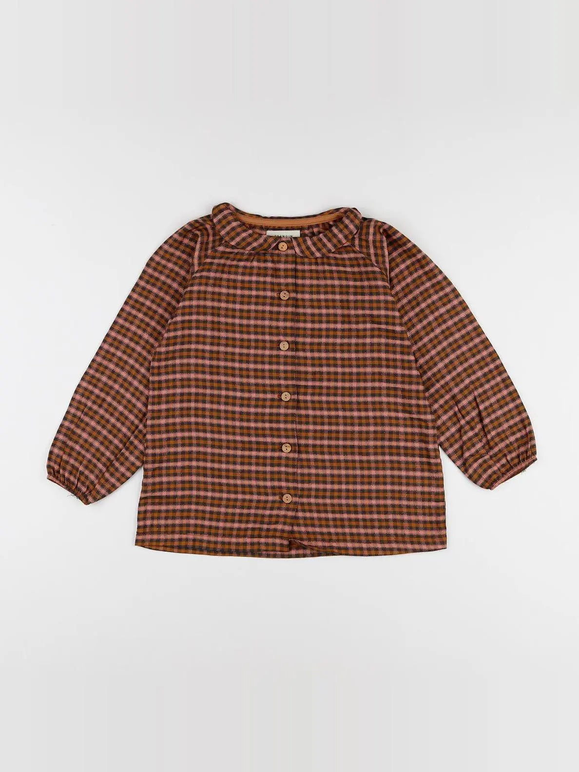 Blouse carreaux lurex