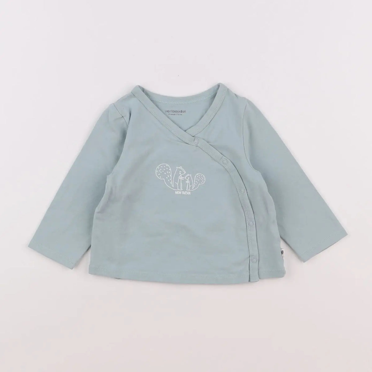 Vertbaudet - tee-shirt vert - 9 mois