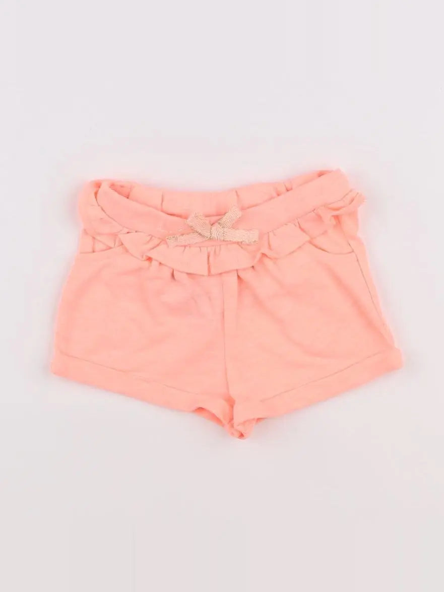 Tape à l'oeil - short rose - 6 mois