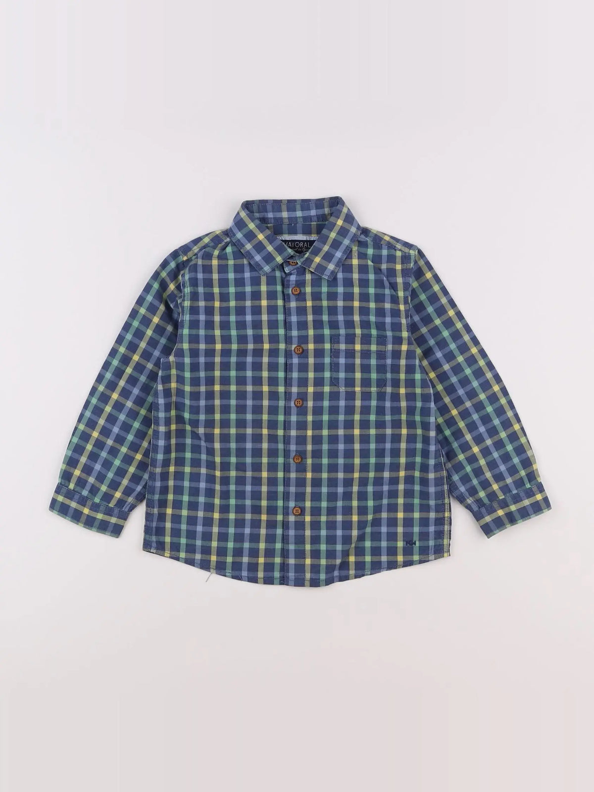 Mayoral - chemise bleu - 2 ans