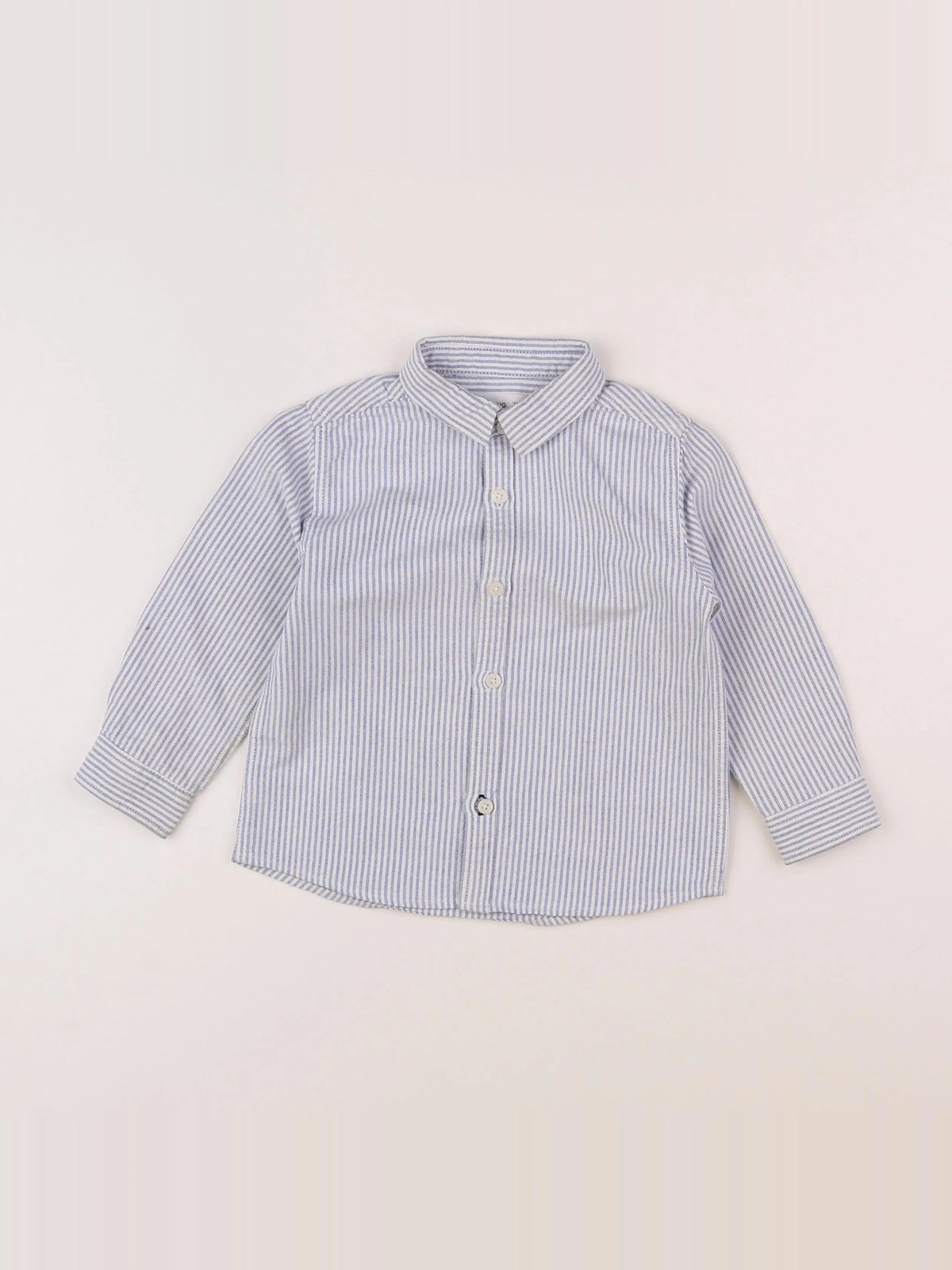 Mango - chemise bleu - 18 mois à 2 ans