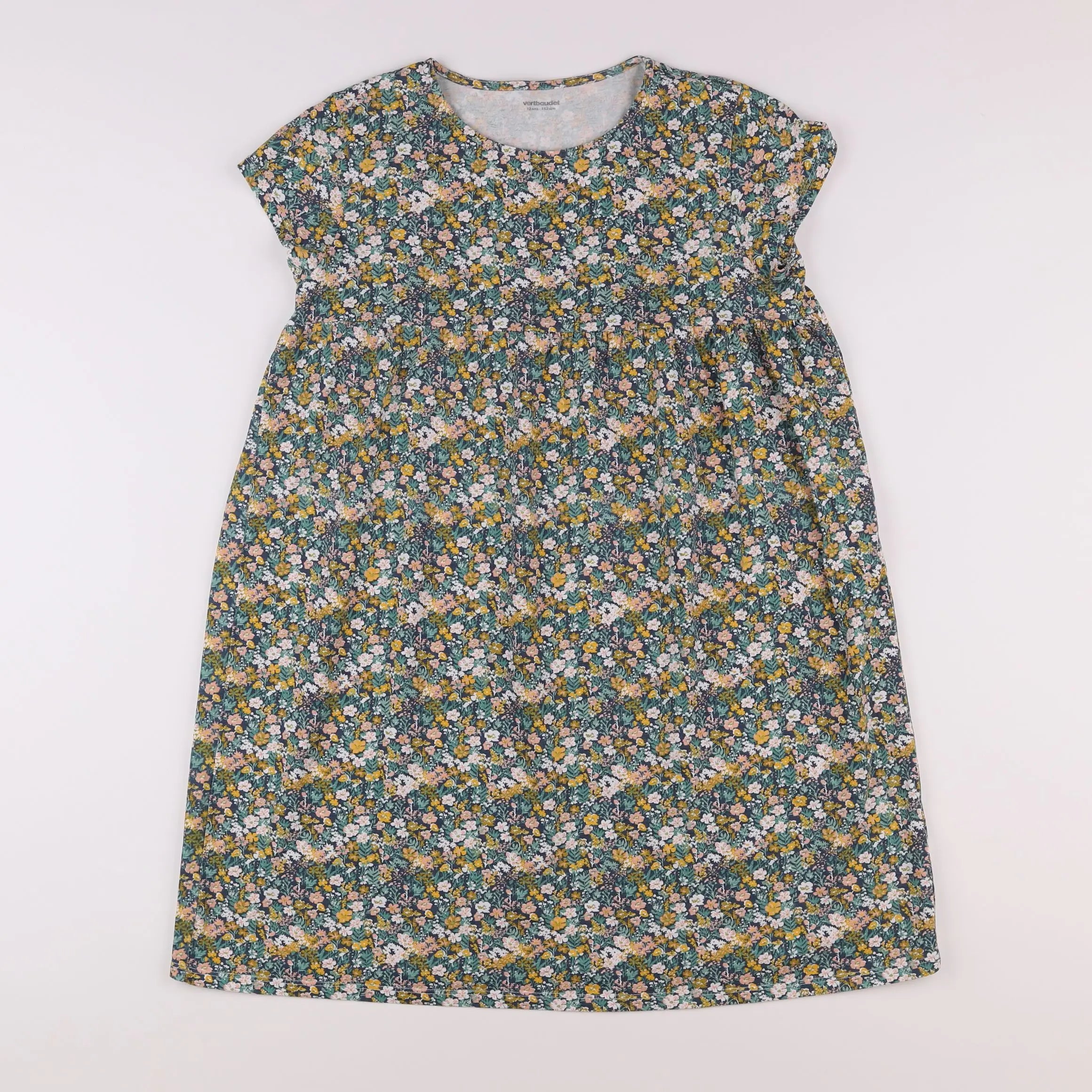Vertbaudet - robe vert - 12 ans