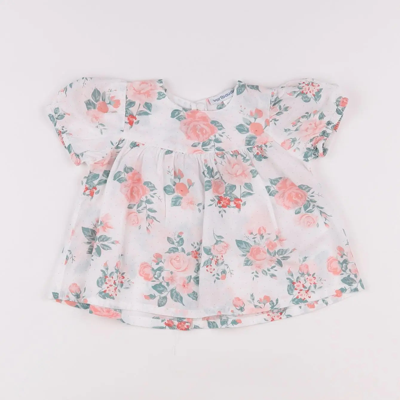 Vertbaudet - blouse rose - 12 mois