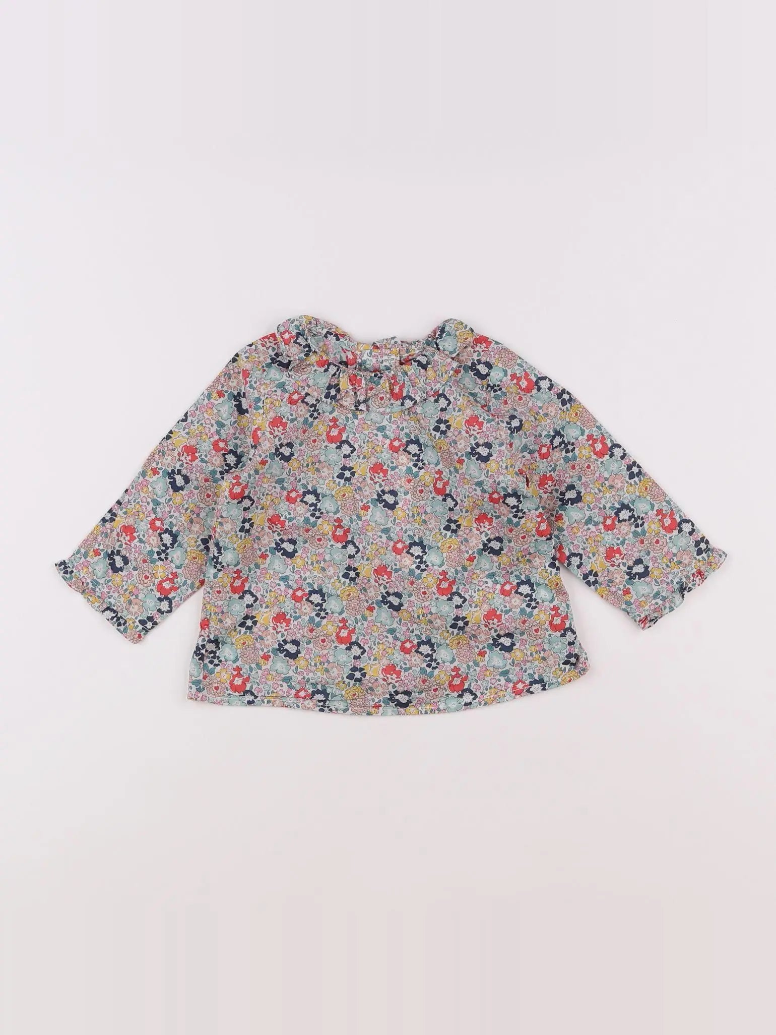Bonpoint - blouse multicolore - 12 mois