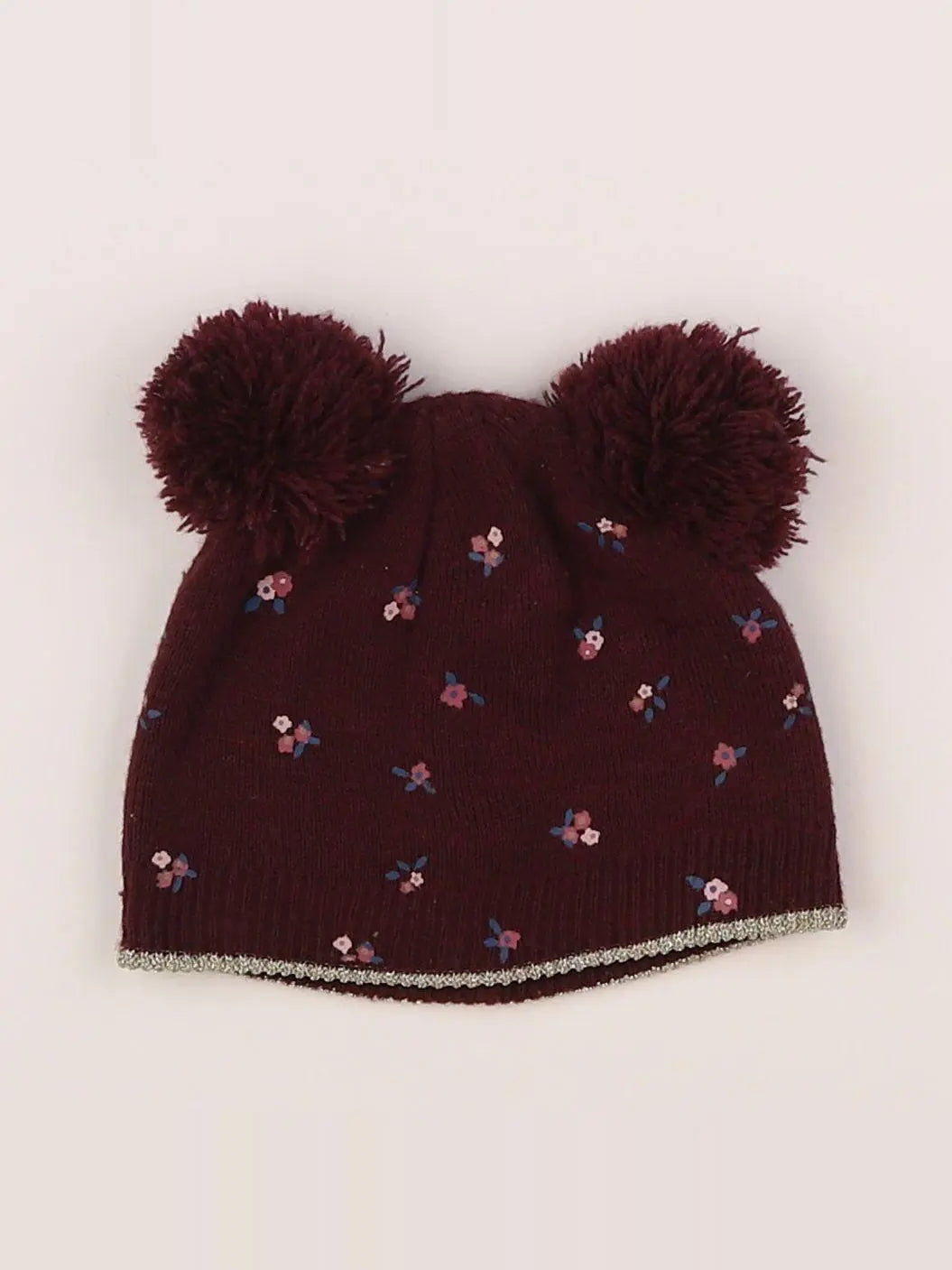 Vertbaudet - bonnet rouge - 3/6 mois