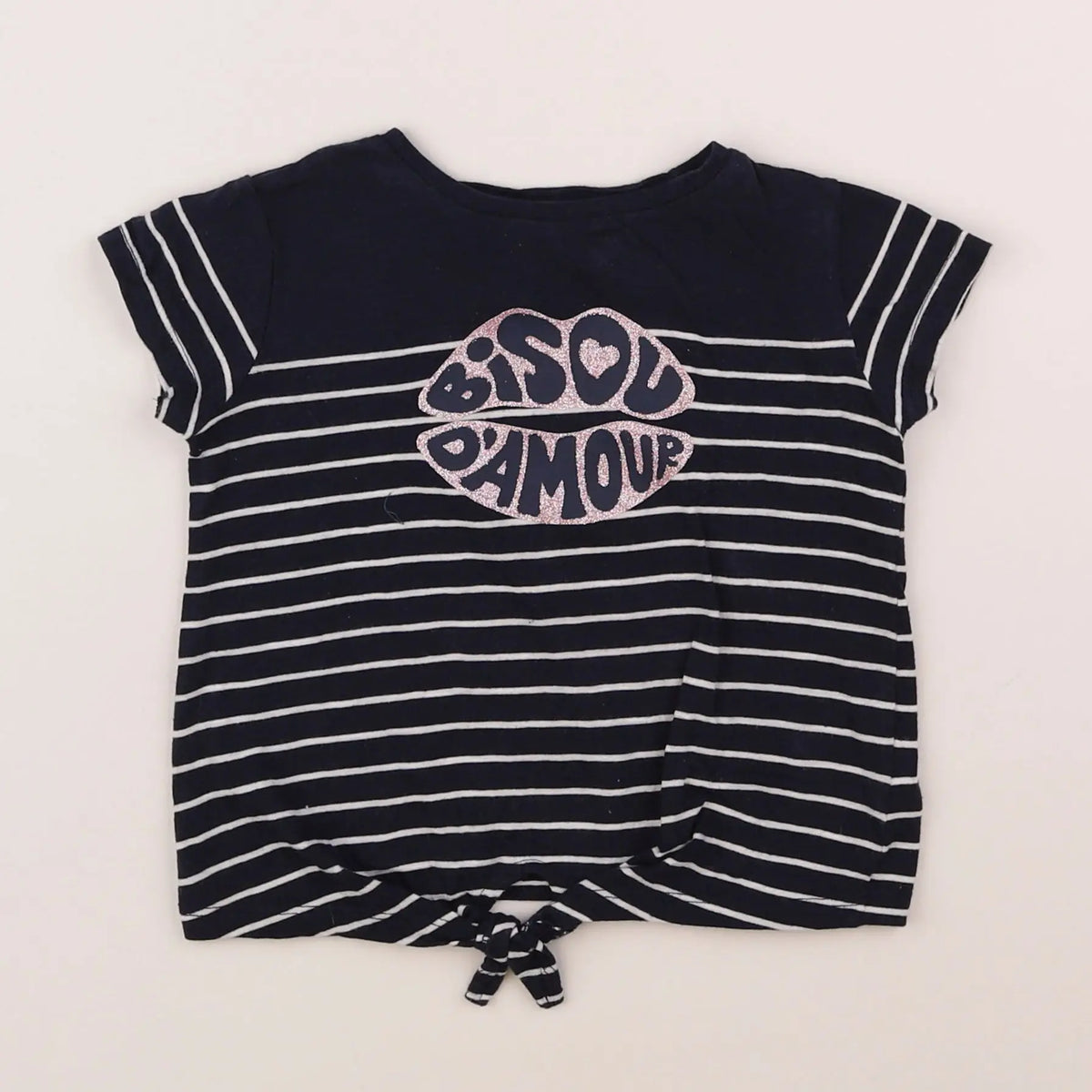 Vertbaudet - tee-shirt bleu - 2 ans