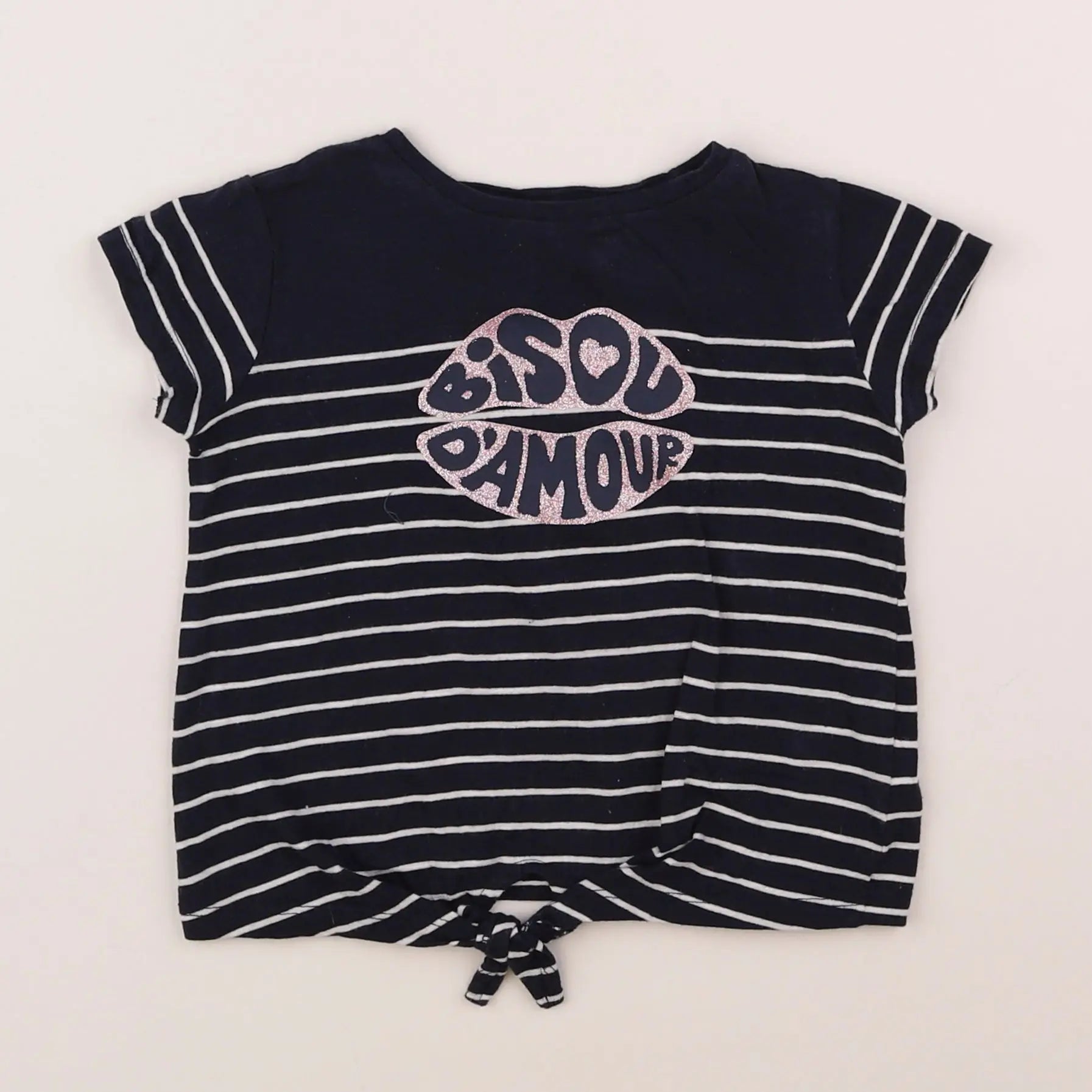 Vertbaudet - tee-shirt bleu - 2 ans
