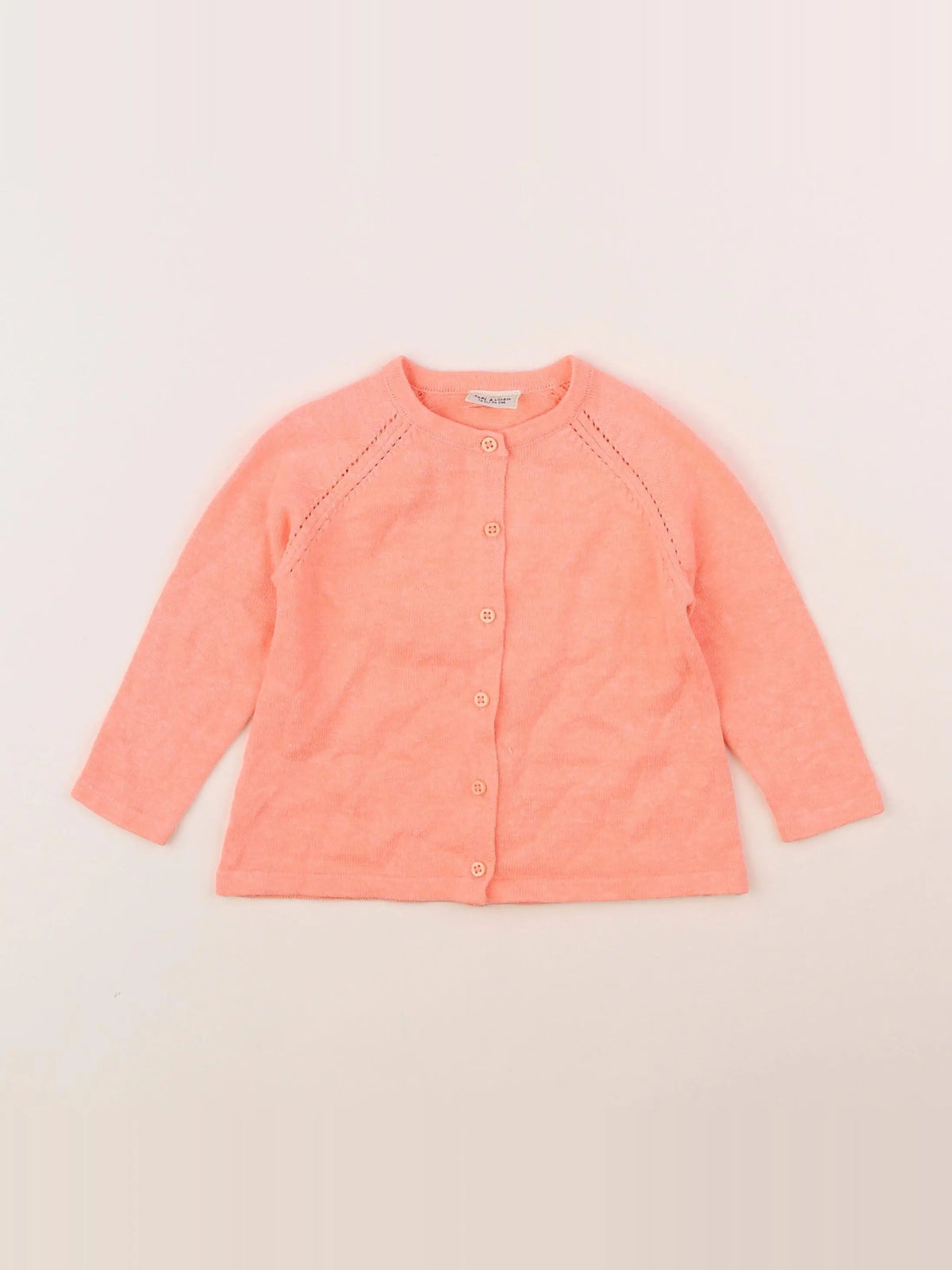 Tape à l'oeil - gilet orange fluo - 12 mois