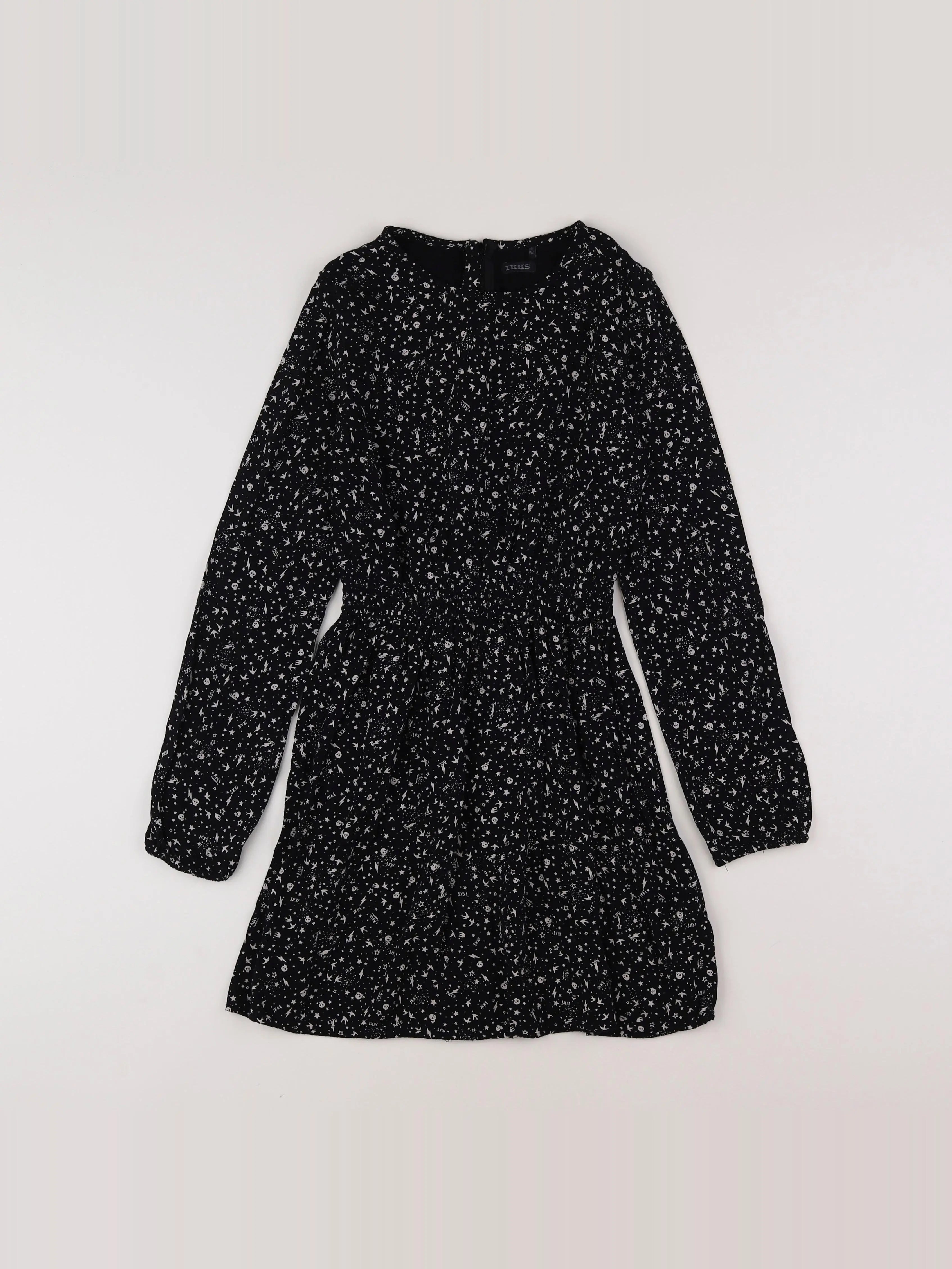 IKKS - robe noir - 12 ans