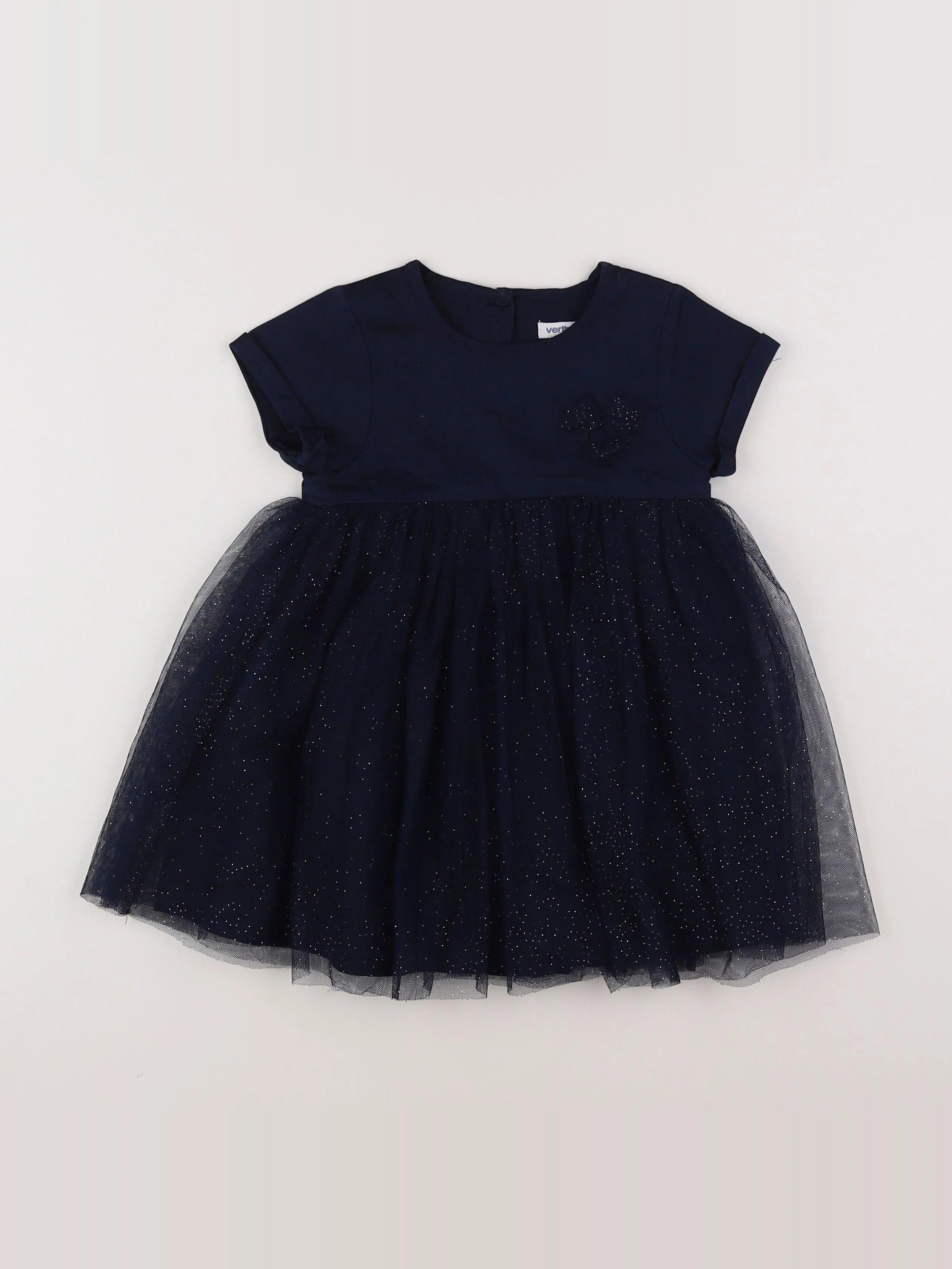 Vertbaudet - robe bleu - 18 mois