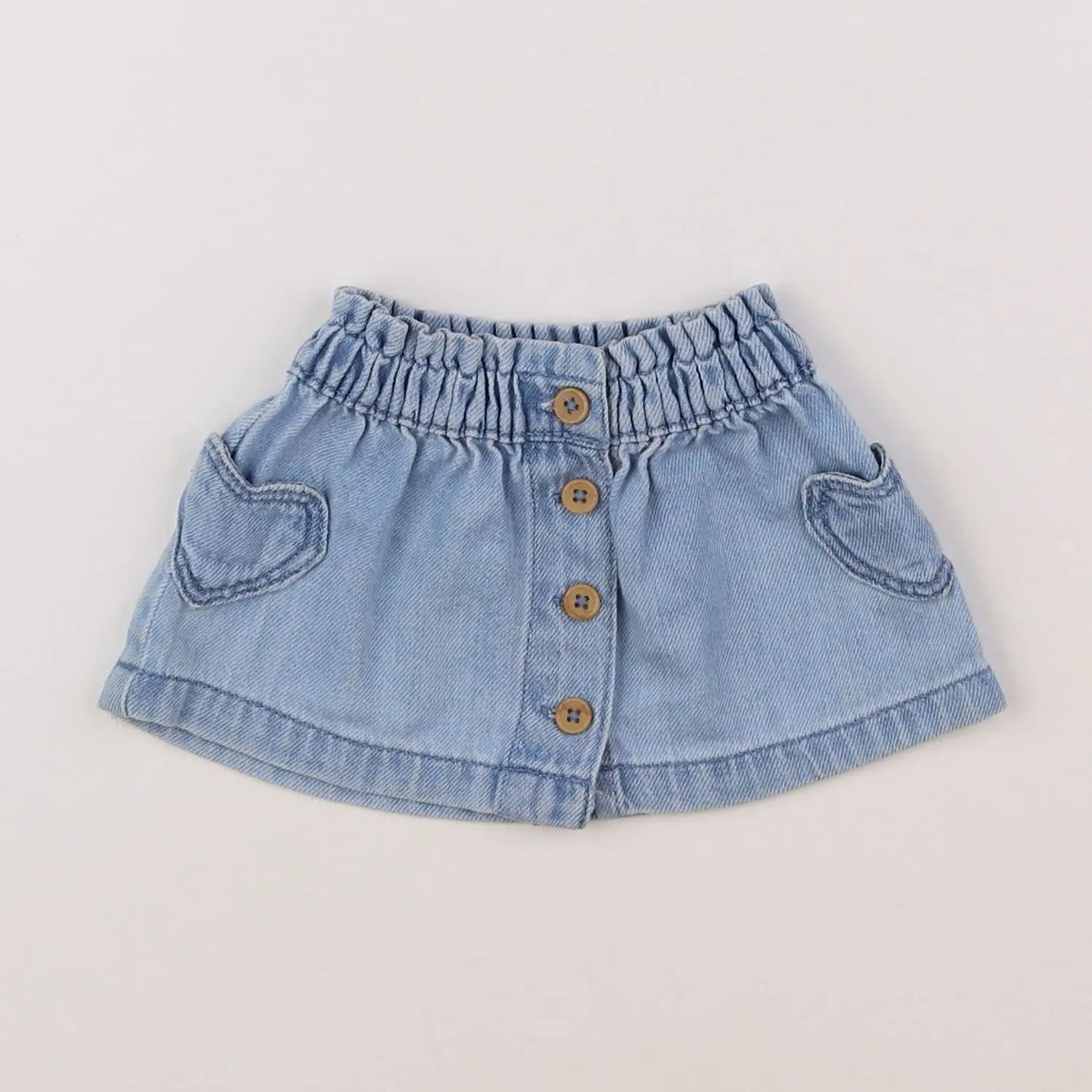 Vertbaudet - jupe bleu - 3 mois