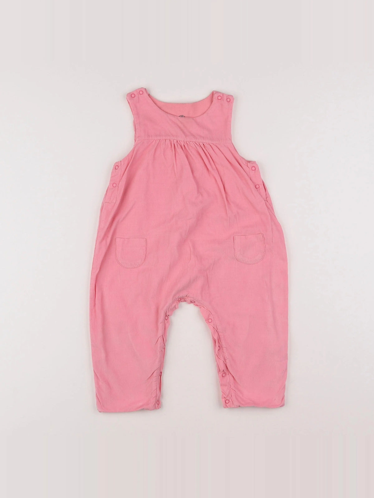 Petit Bateau - salopette rose - 12 mois
