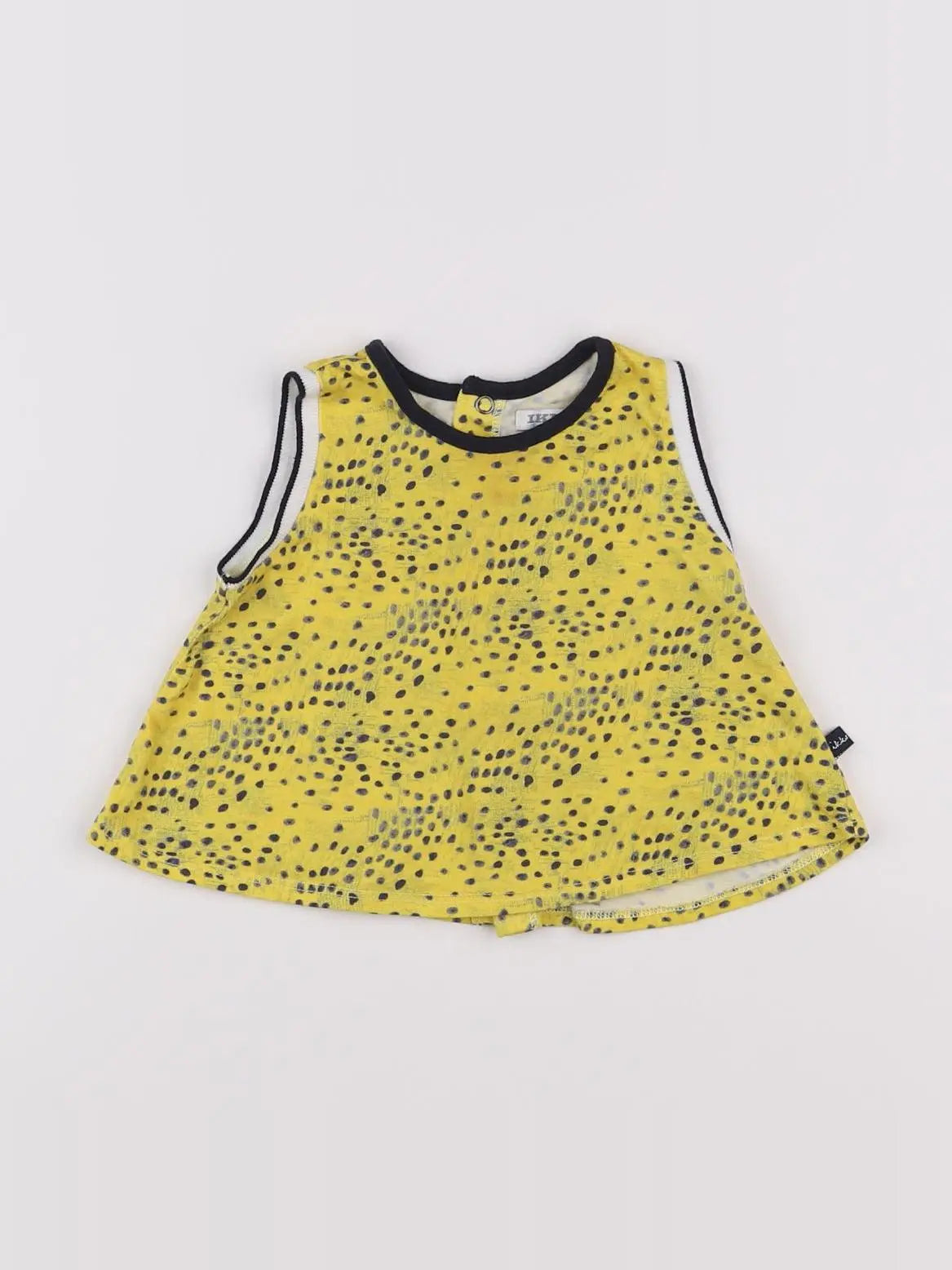IKKS - blouse jaune - 12 mois