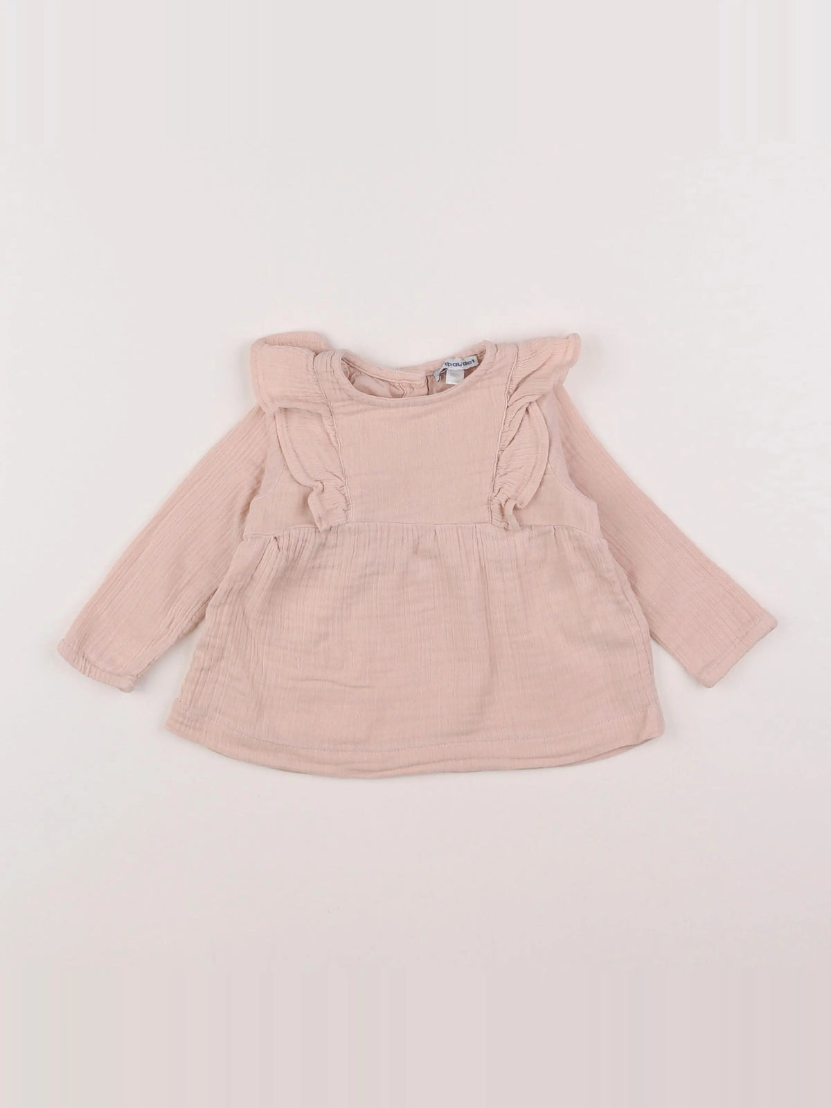 Vertbaudet - blouse rose - 12 mois