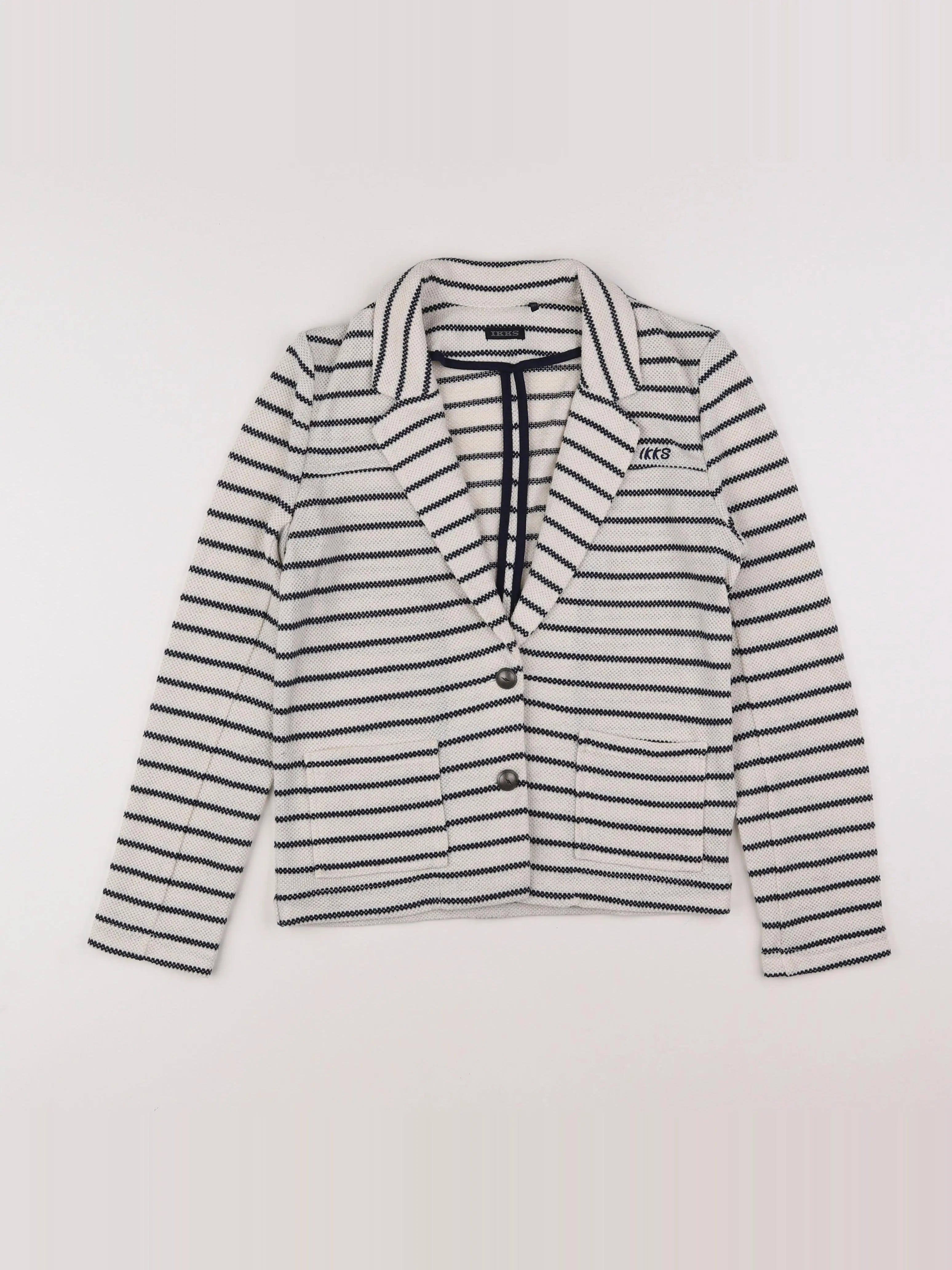 IKKS - veste blanc, or - 10 ans