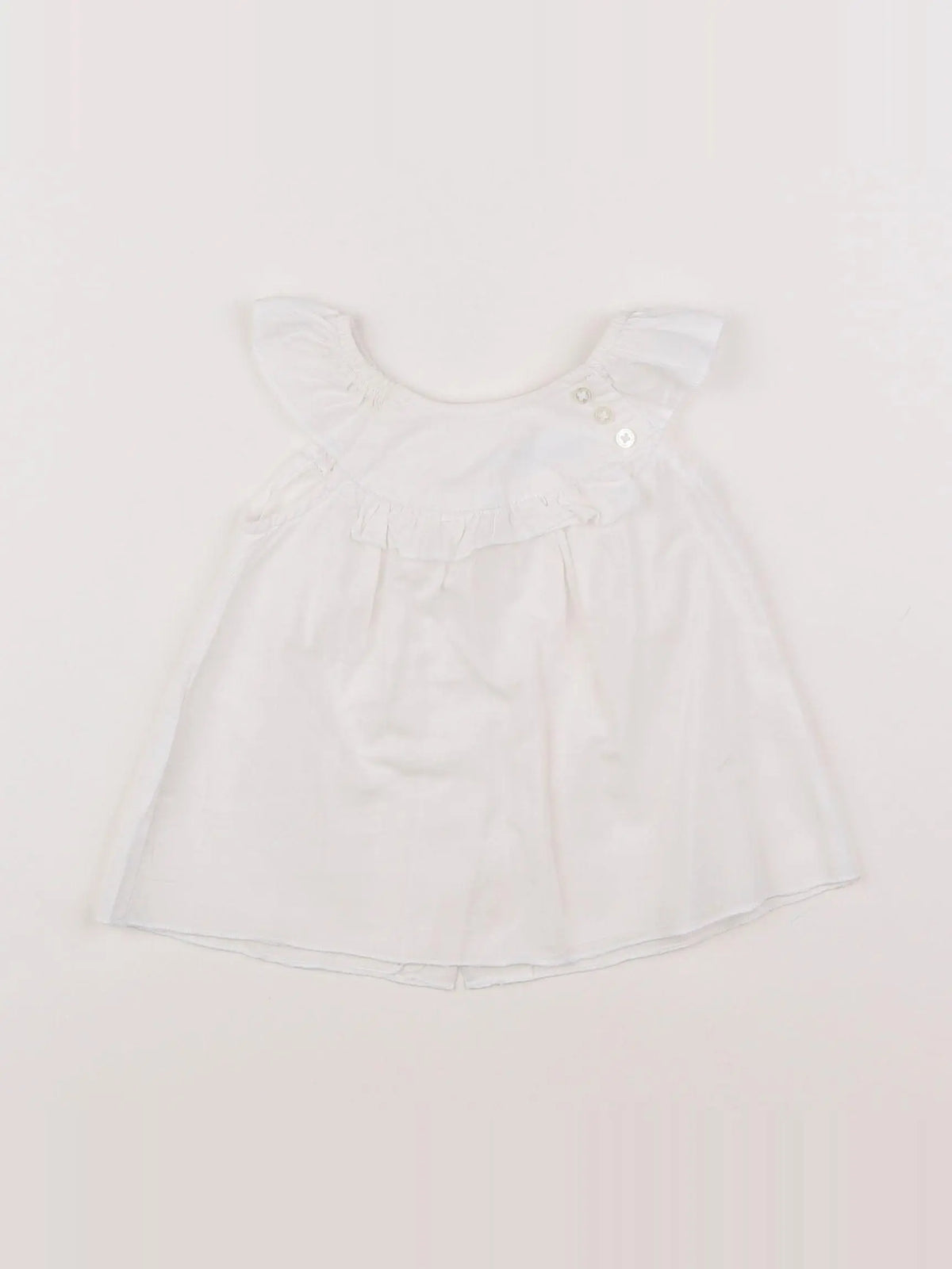 Vertbaudet - robe blanc - 3 mois
