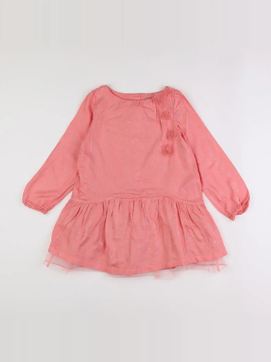 Vertbaudet - robe rose - 8 ans