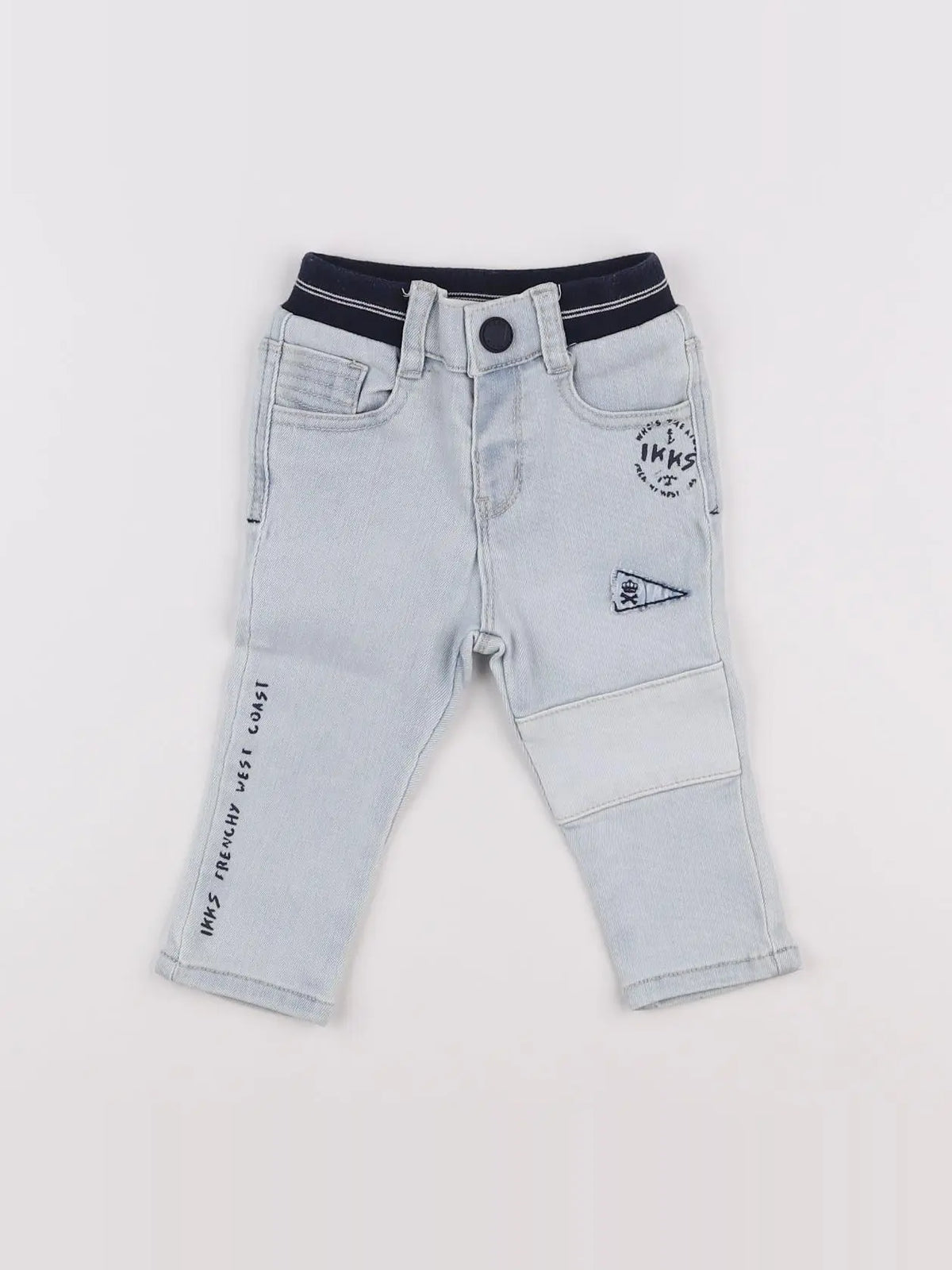 IKKS - jean bleu - 6 mois
