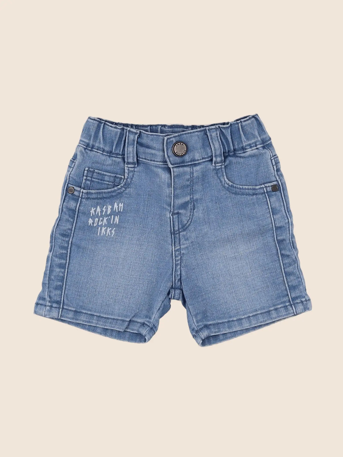 IKKS - short bleu - 12 mois