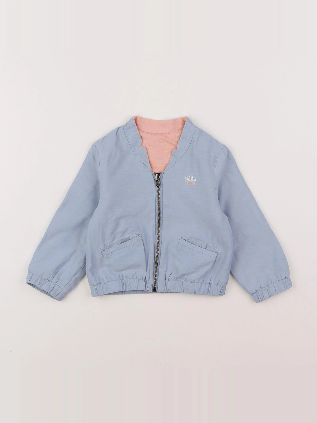IKKS - veste bleu, rose - 18 mois