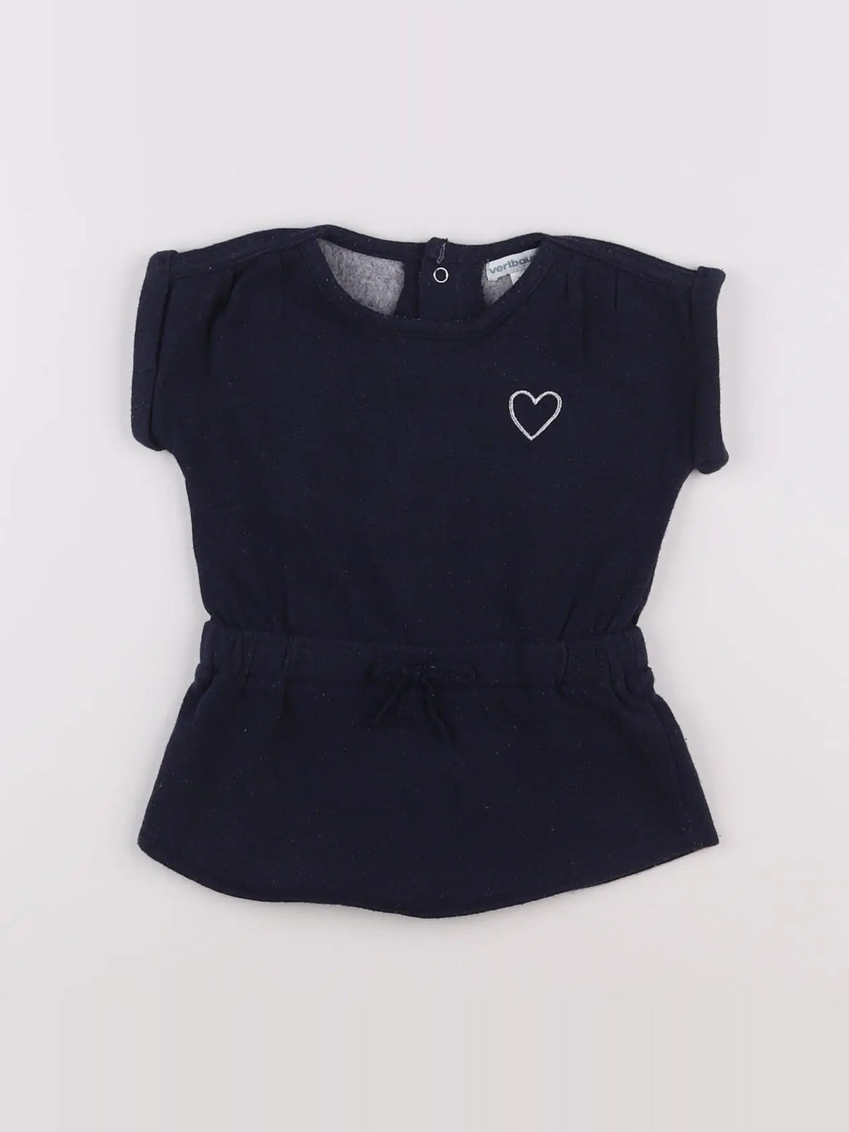 Vertbaudet - robe bleu - 12 mois
