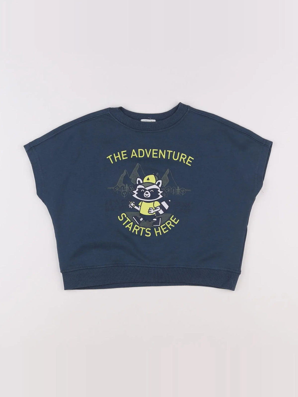 Vertbaudet - sweat bleu - 5 ans