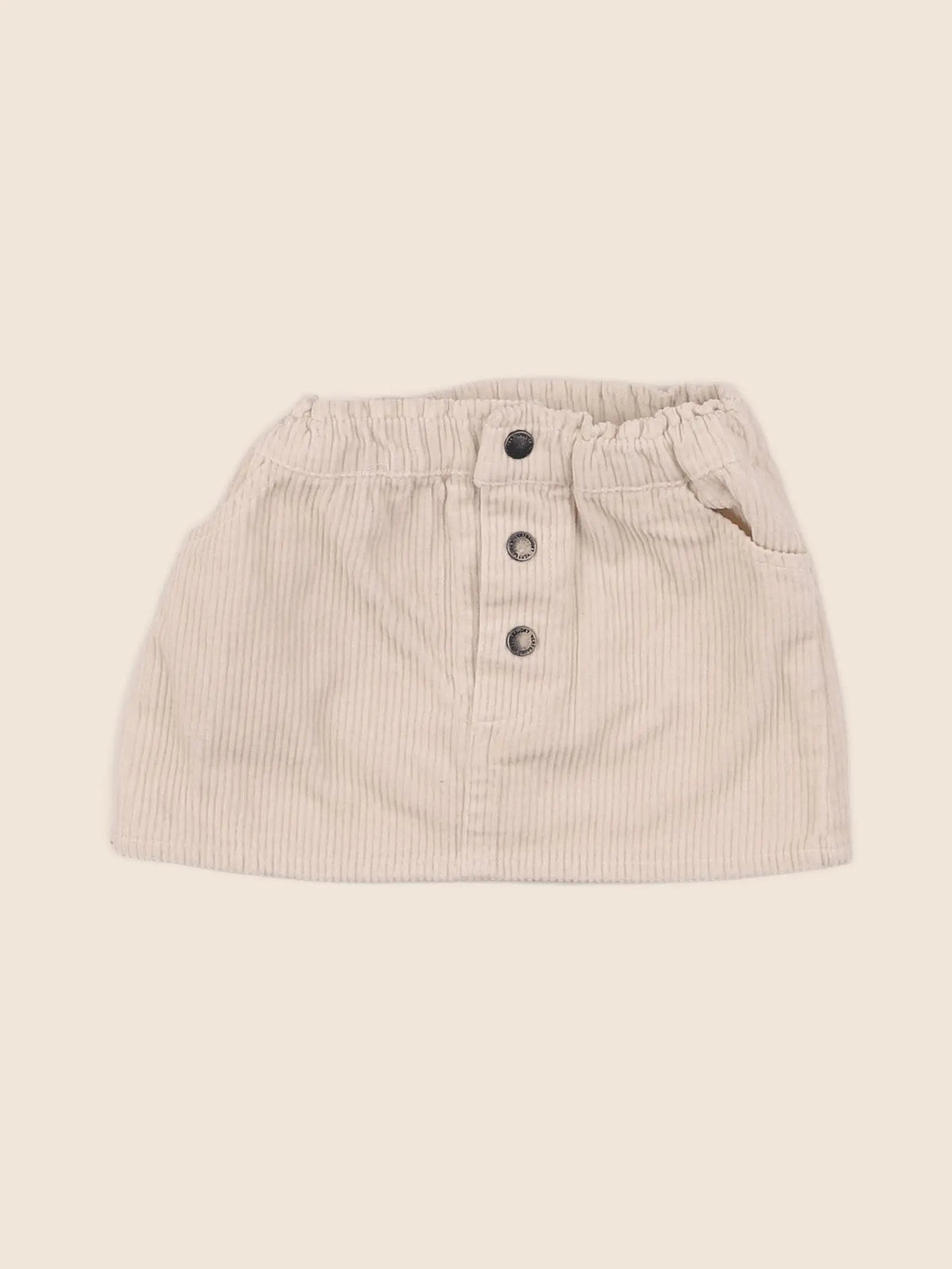 Vertbaudet - jupe beige - 6 mois