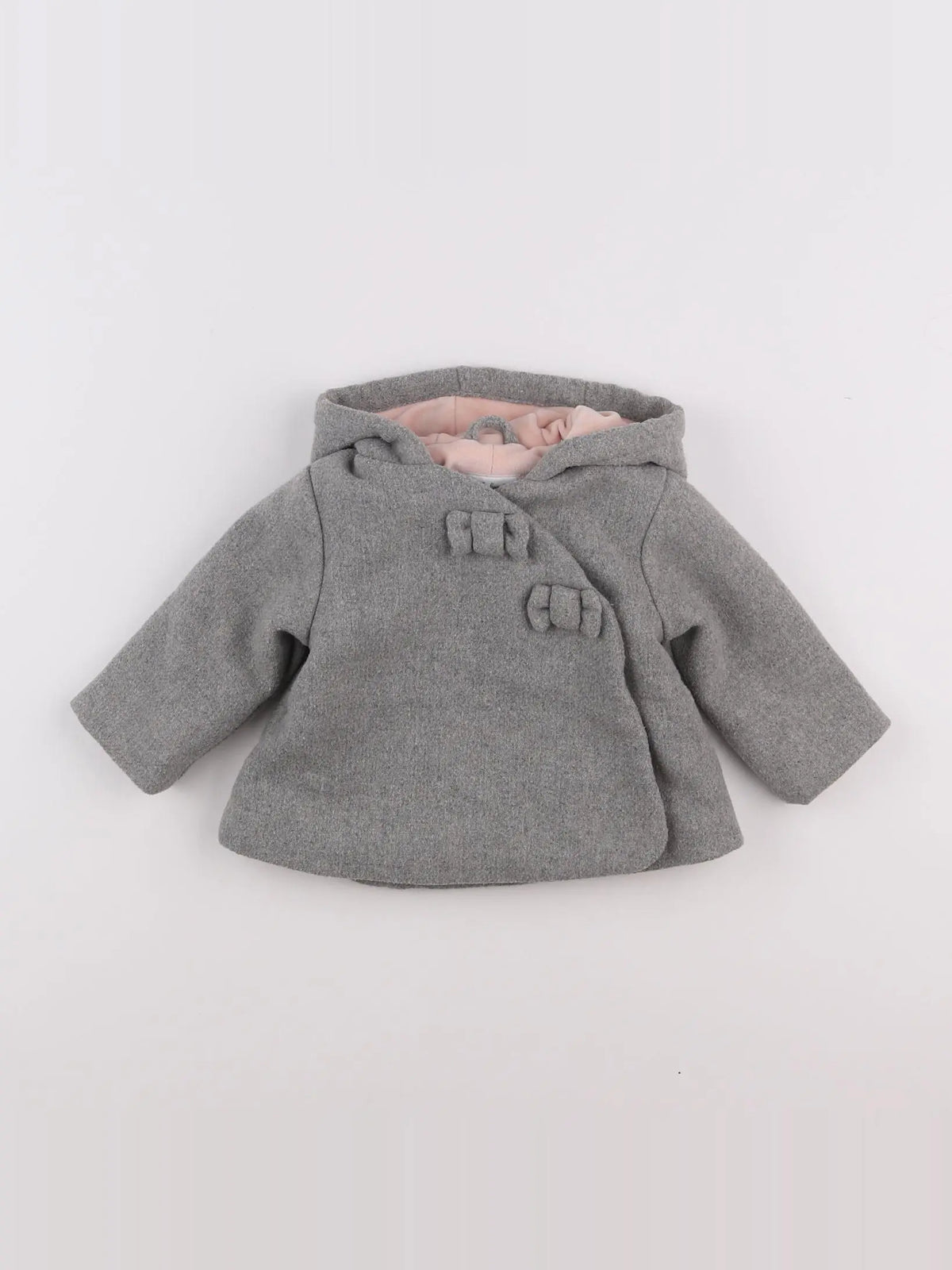 Vertbaudet - manteau gris - 6 mois