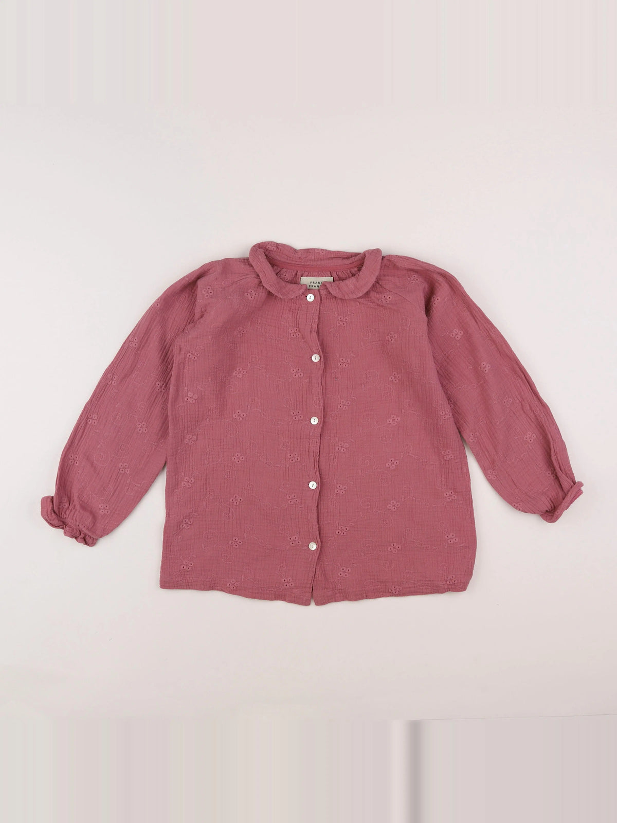 Frangin Frangine - chemise rose - 12 ans