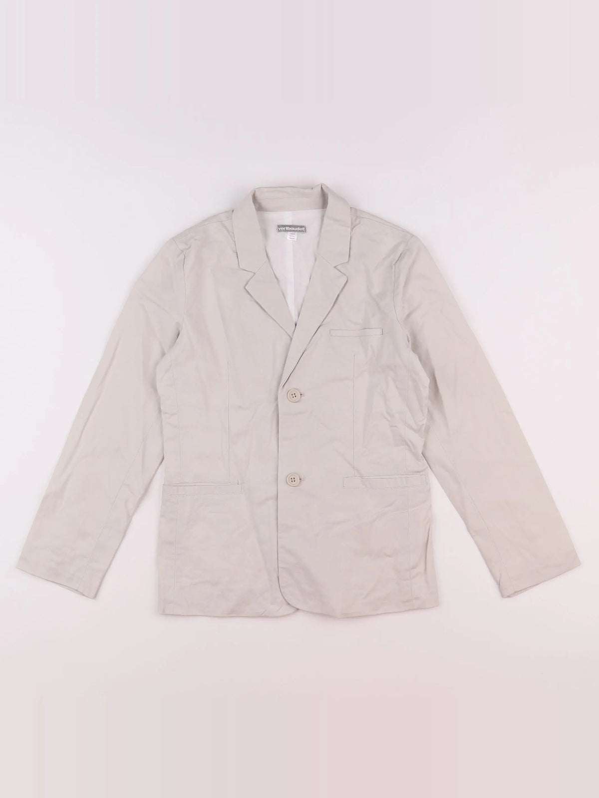Vertbaudet - veste beige - 10 ans