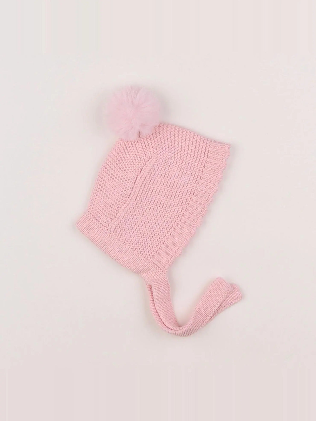 Vertbaudet - bonnet rose - 3/6 mois