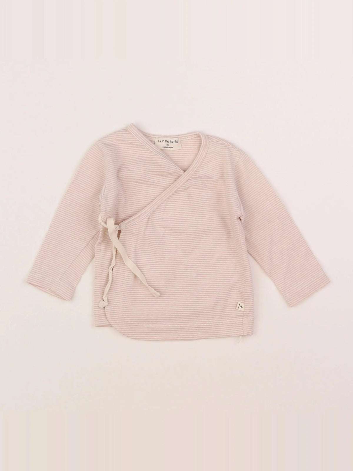 1+ In the family - tee-shirt rose - 9 mois