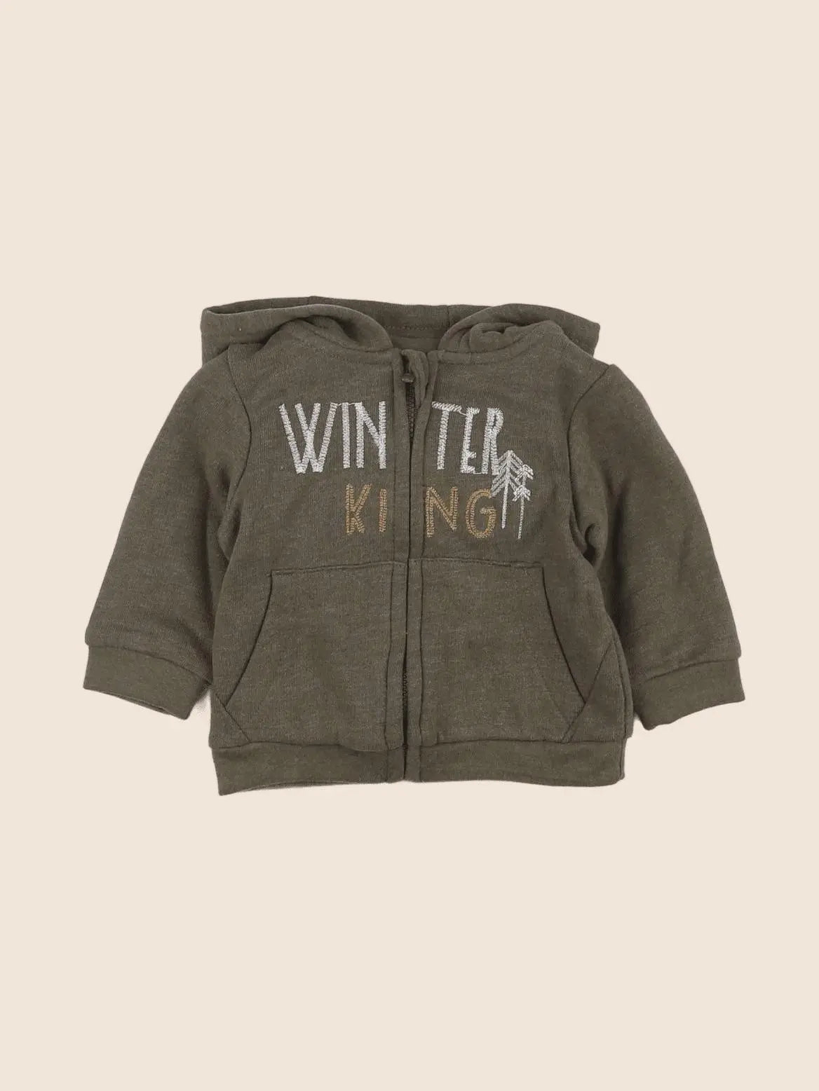 Vertbaudet - sweat vert - 3 mois