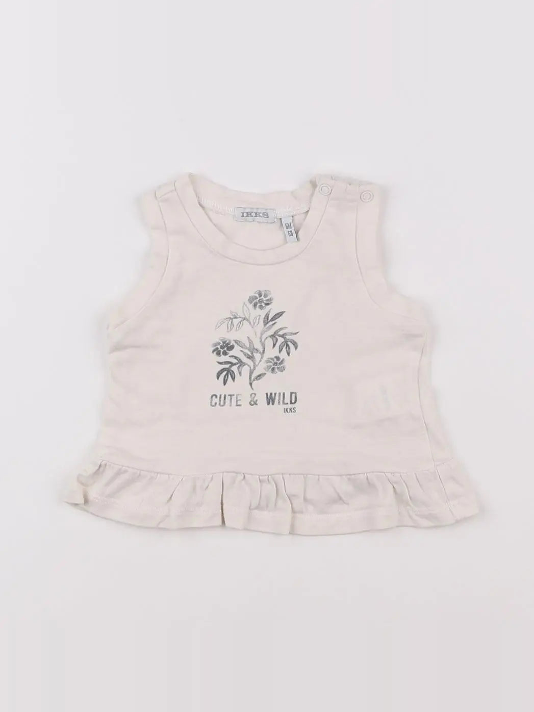 IKKS - débardeur beige - 6 mois