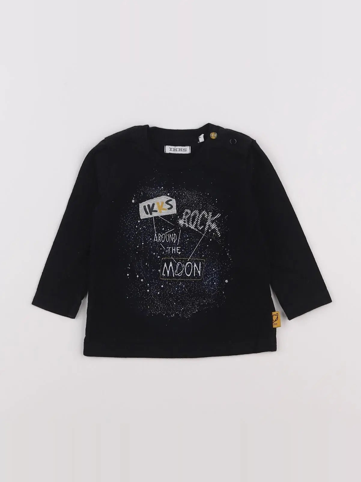 IKKS - tee-shirt bleu - 6 mois