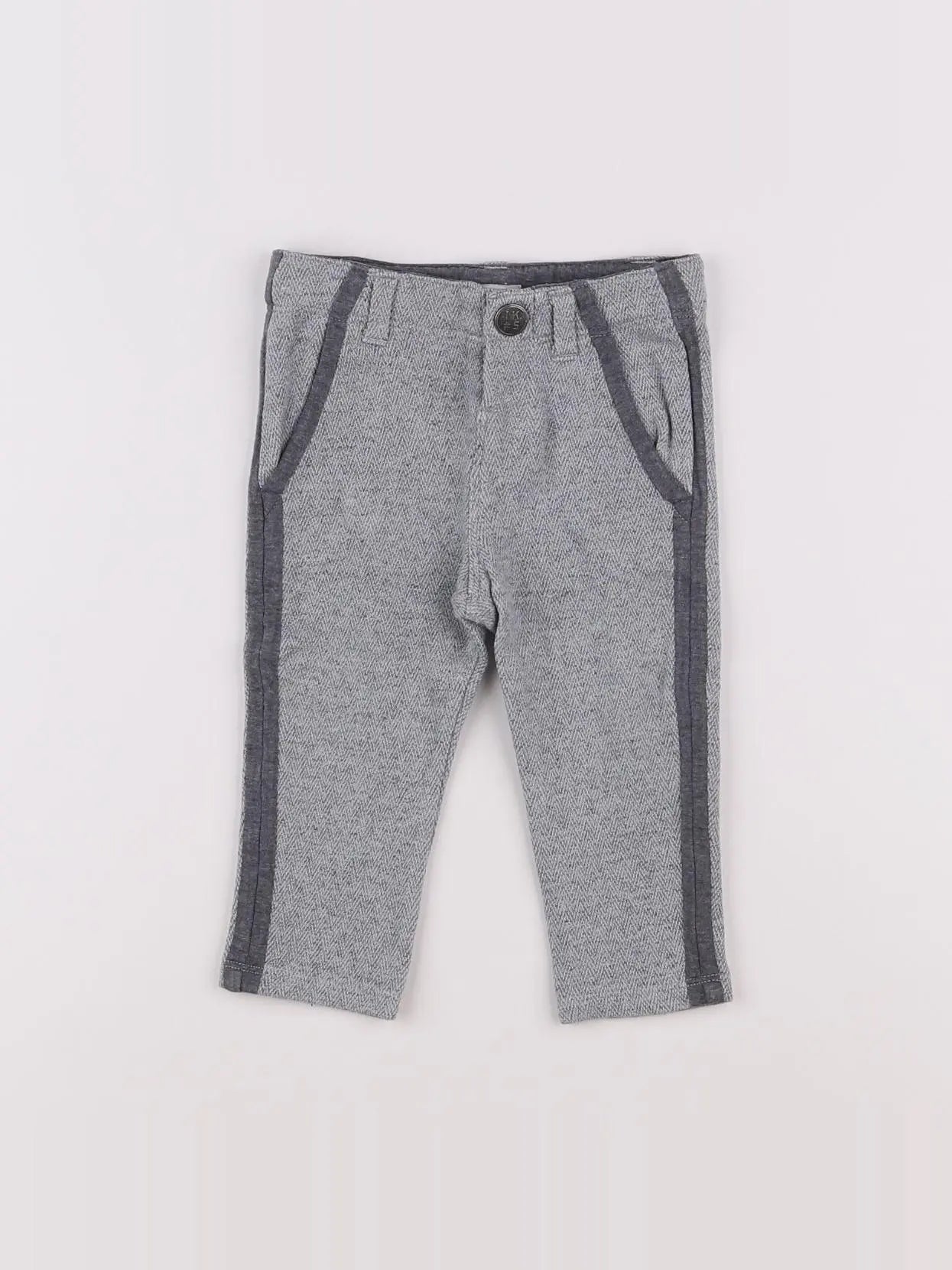 IKKS - pantalon gris - 6 mois