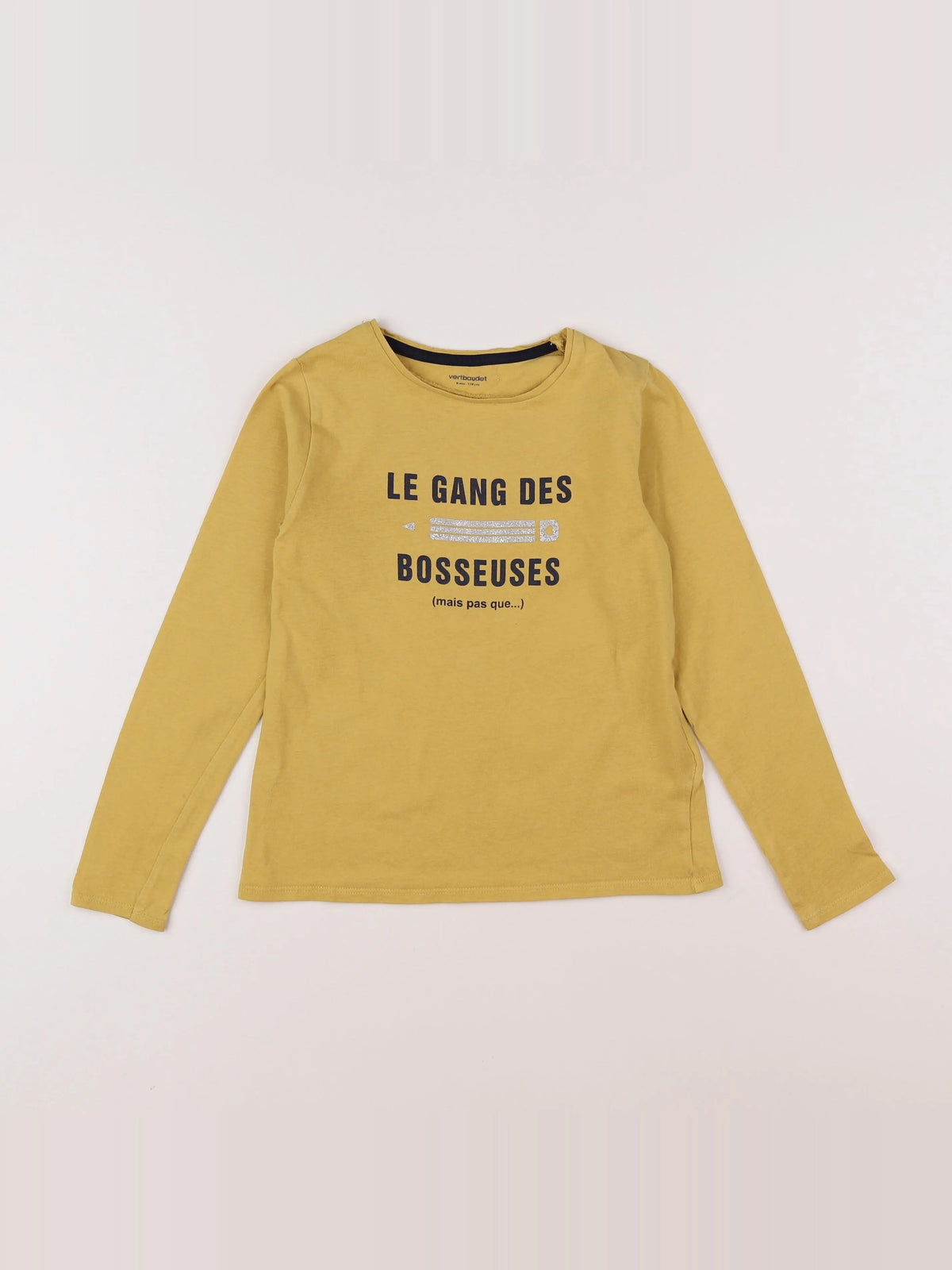 Vertbaudet - tee-shirt jaune - 8 ans