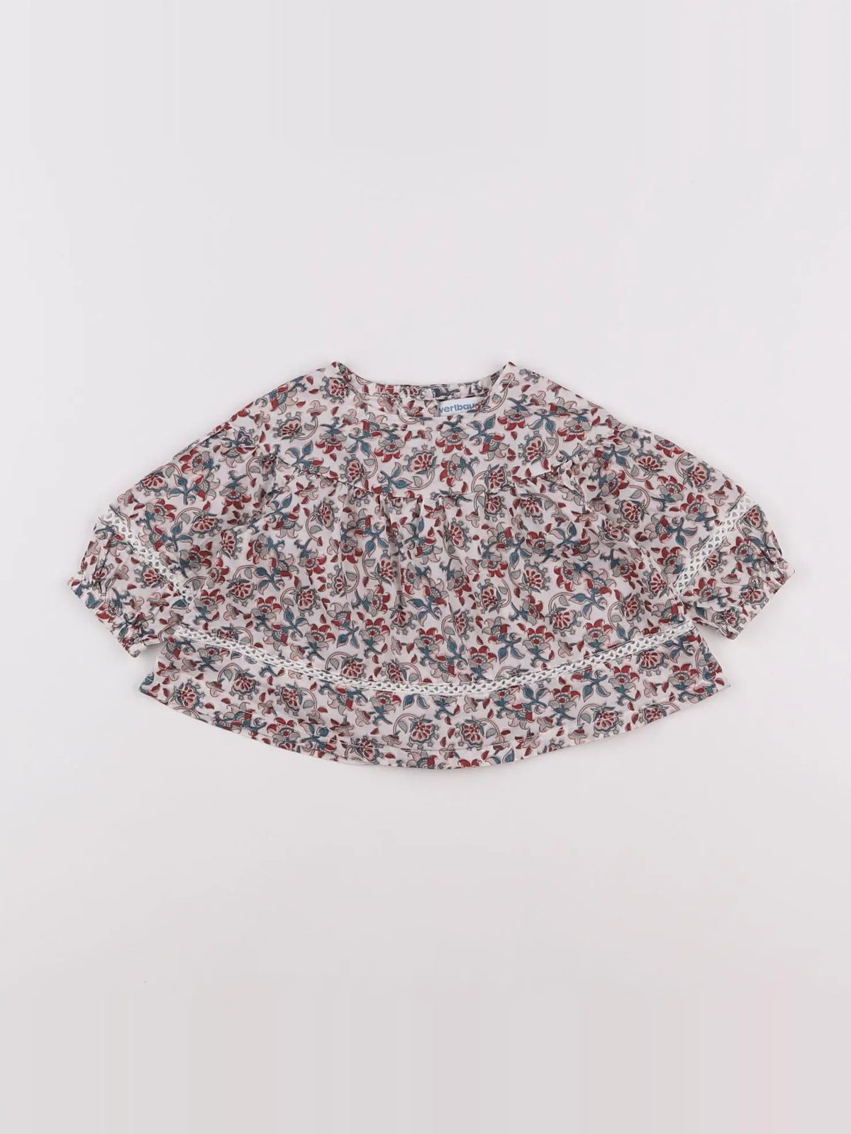 Vertbaudet - blouse multicolore - 3 mois