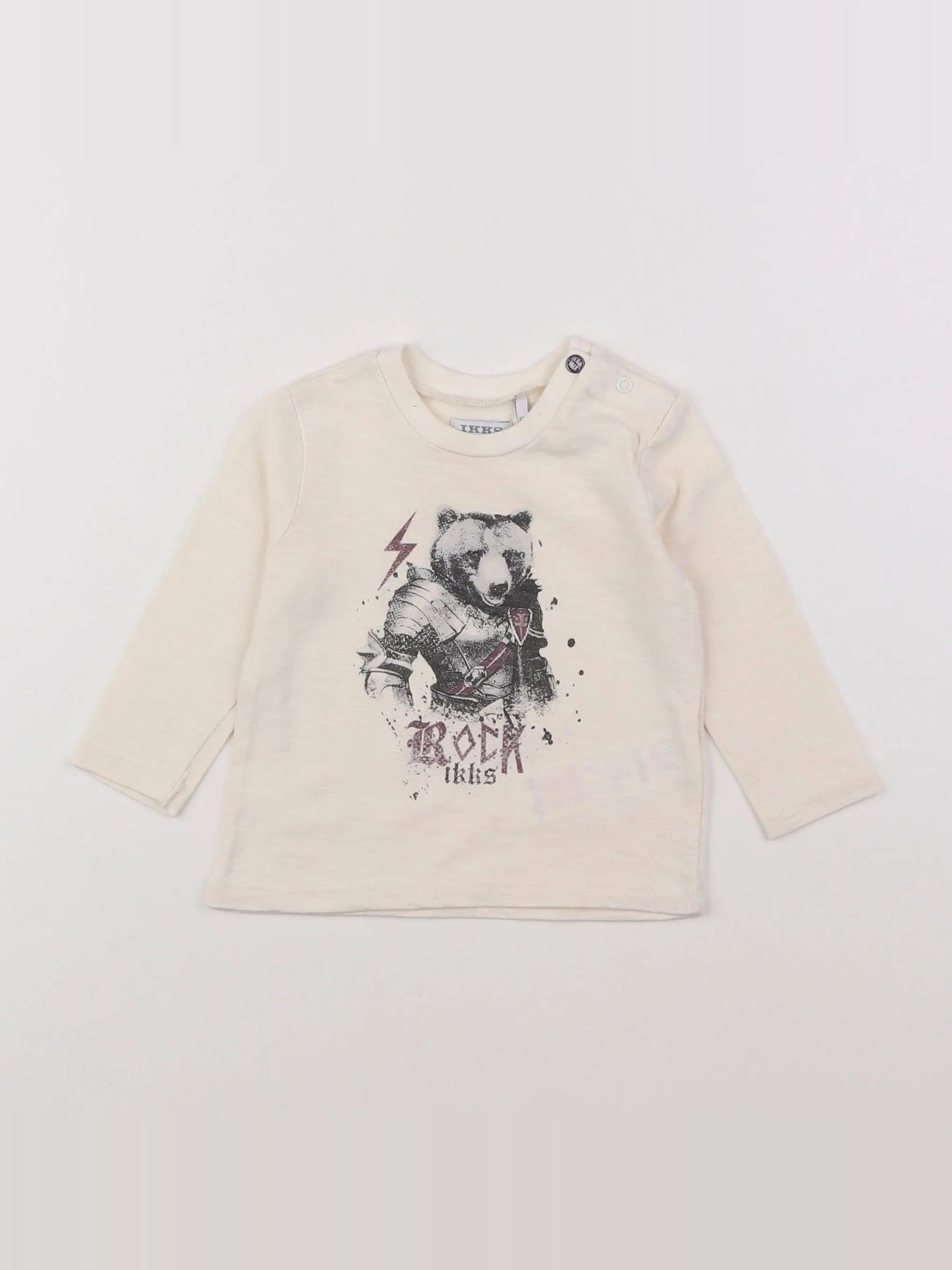 IKKS - tee-shirt beige - 6 mois