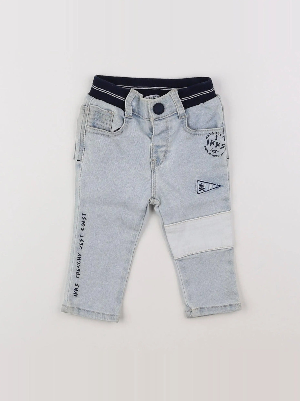 IKKS - jean bleu - 6 mois