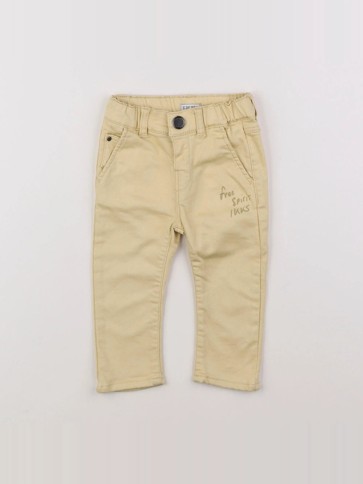 IKKS - pantalon jaune - 12 mois