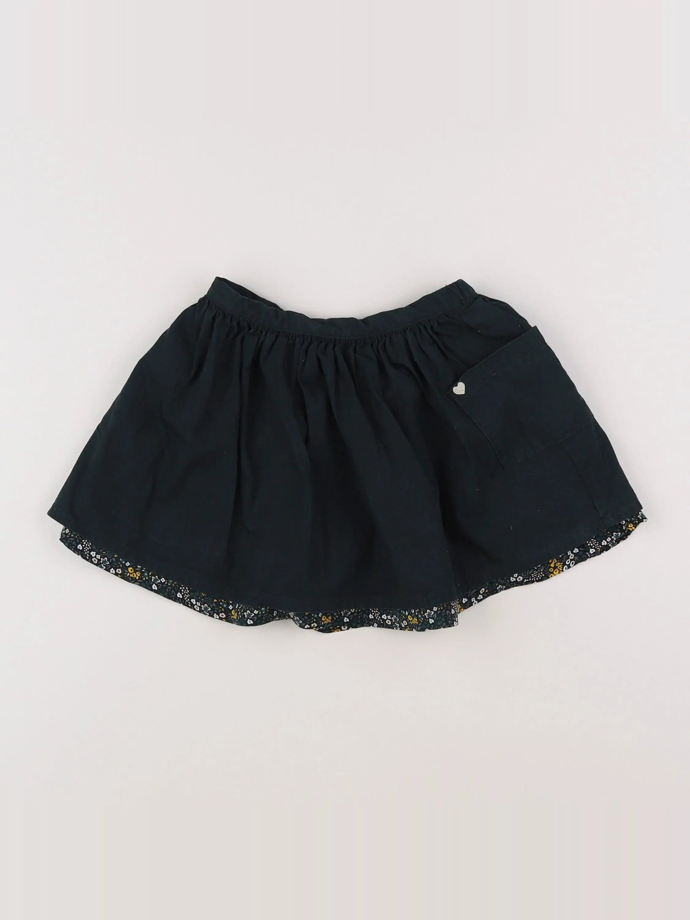 Vertbaudet - jupe réversible vert - 5 ans