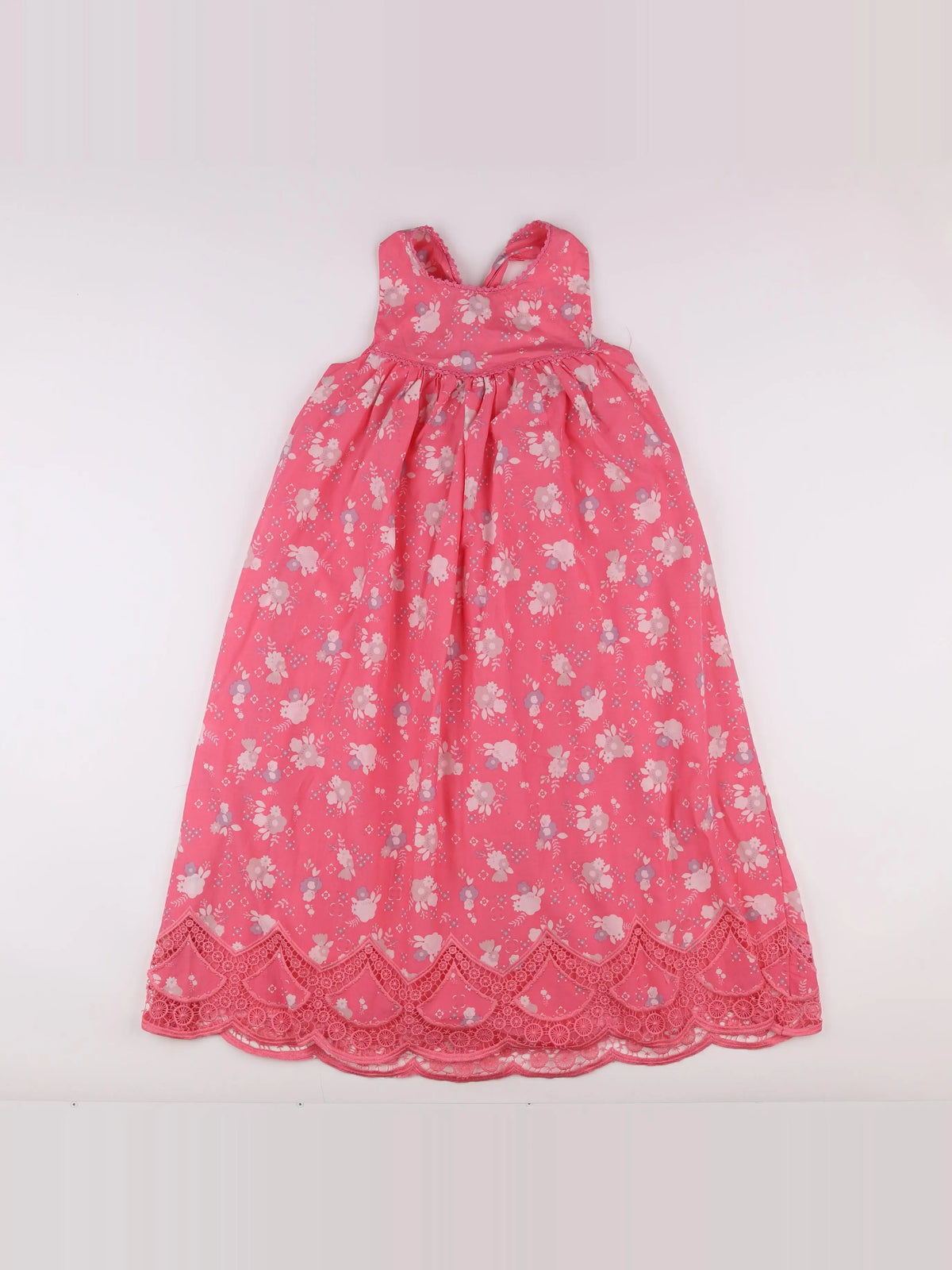 Vertbaudet - robe rose - 10 ans