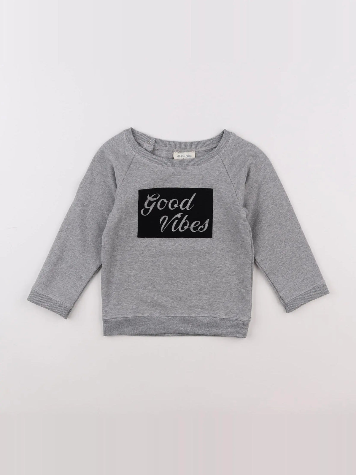 Louis Louise - sweat gris (état neuf) - 2 ans