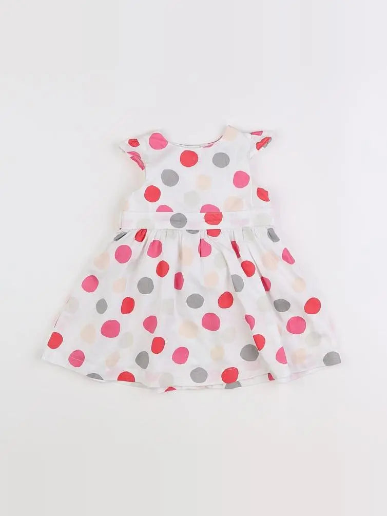 Vertbaudet - robe blanc - 9 mois