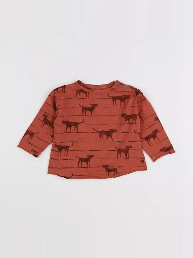 Play Up - tee-shirt rouge - 3 mois